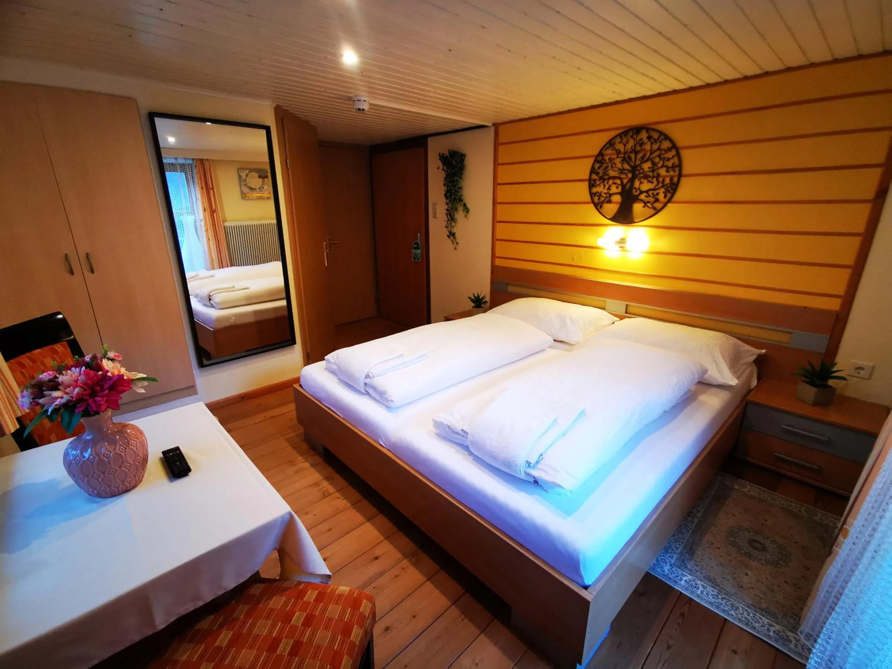 Bed in Gasthof Geronimo