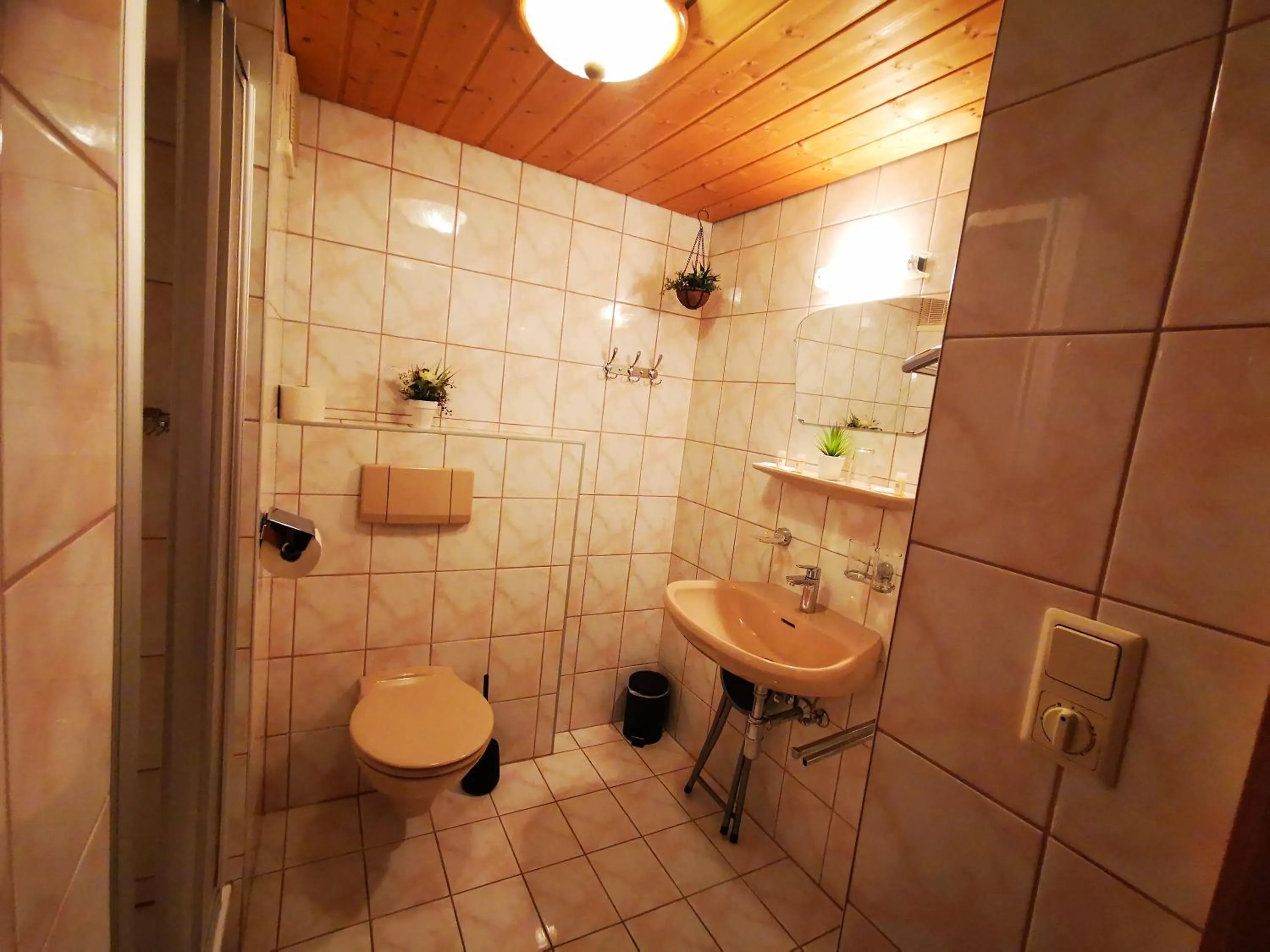 Shower in Gasthof Geronimo