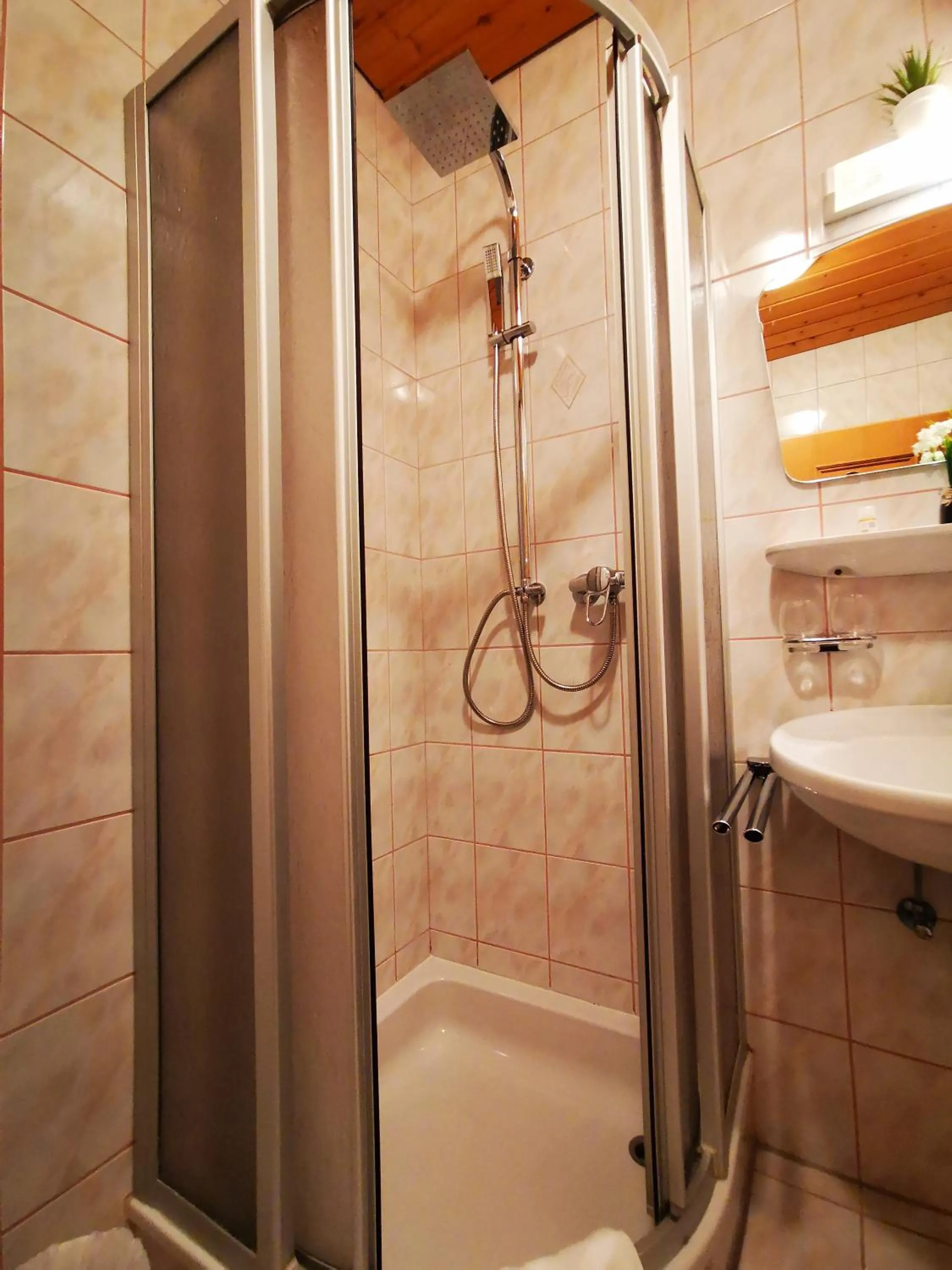 Shower in Gasthof Geronimo