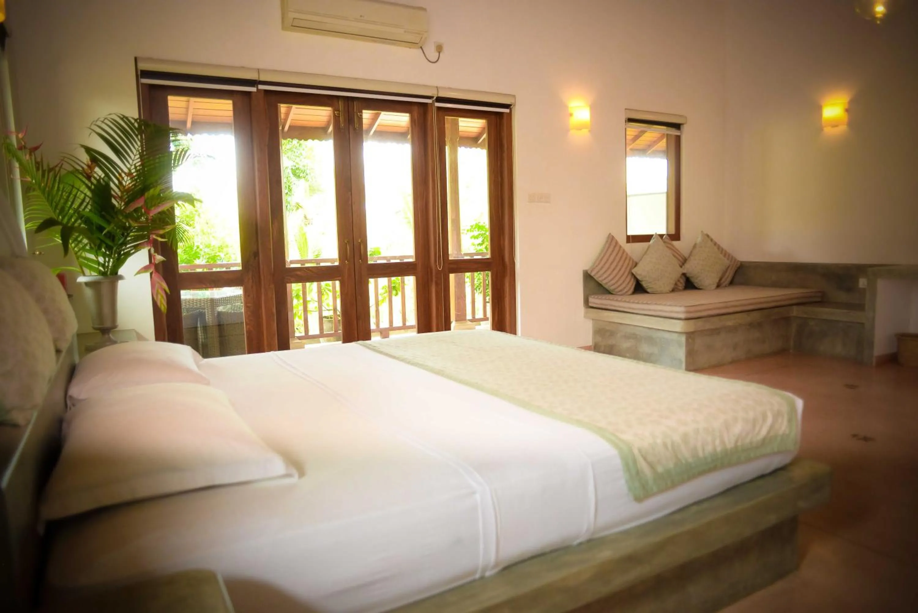 Bedroom, Bed in Kingfisher Bamboo Garden Villa