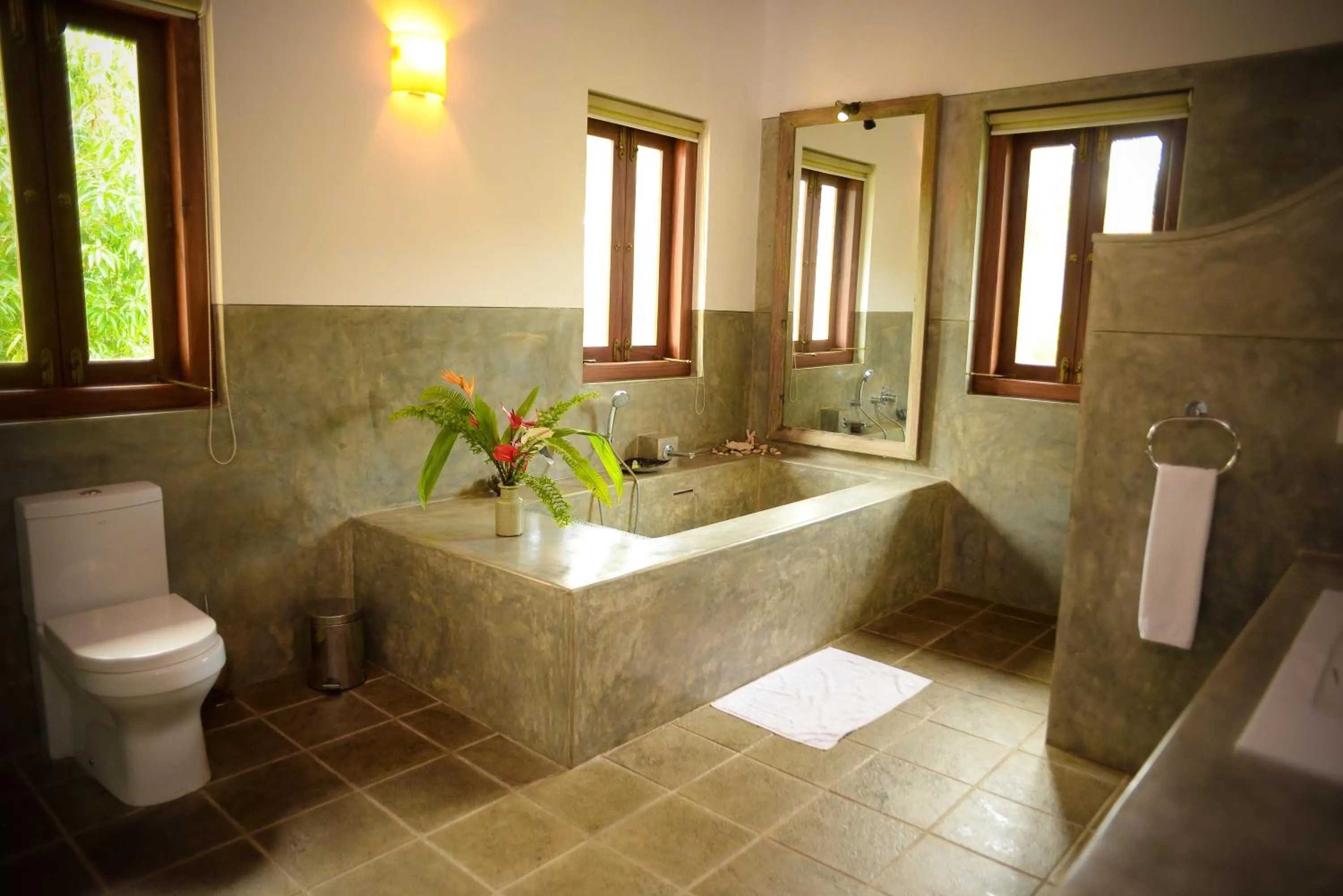 Bathroom in Kingfisher Bamboo Garden Villa
