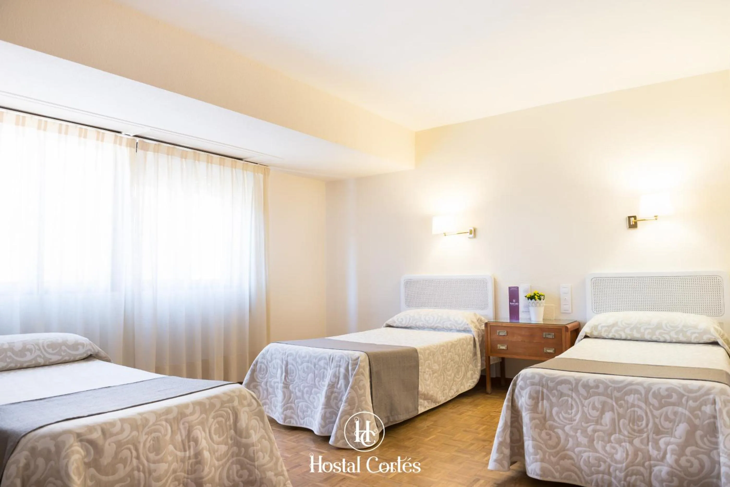 Decorative detail, Bed in Hostal Cortes