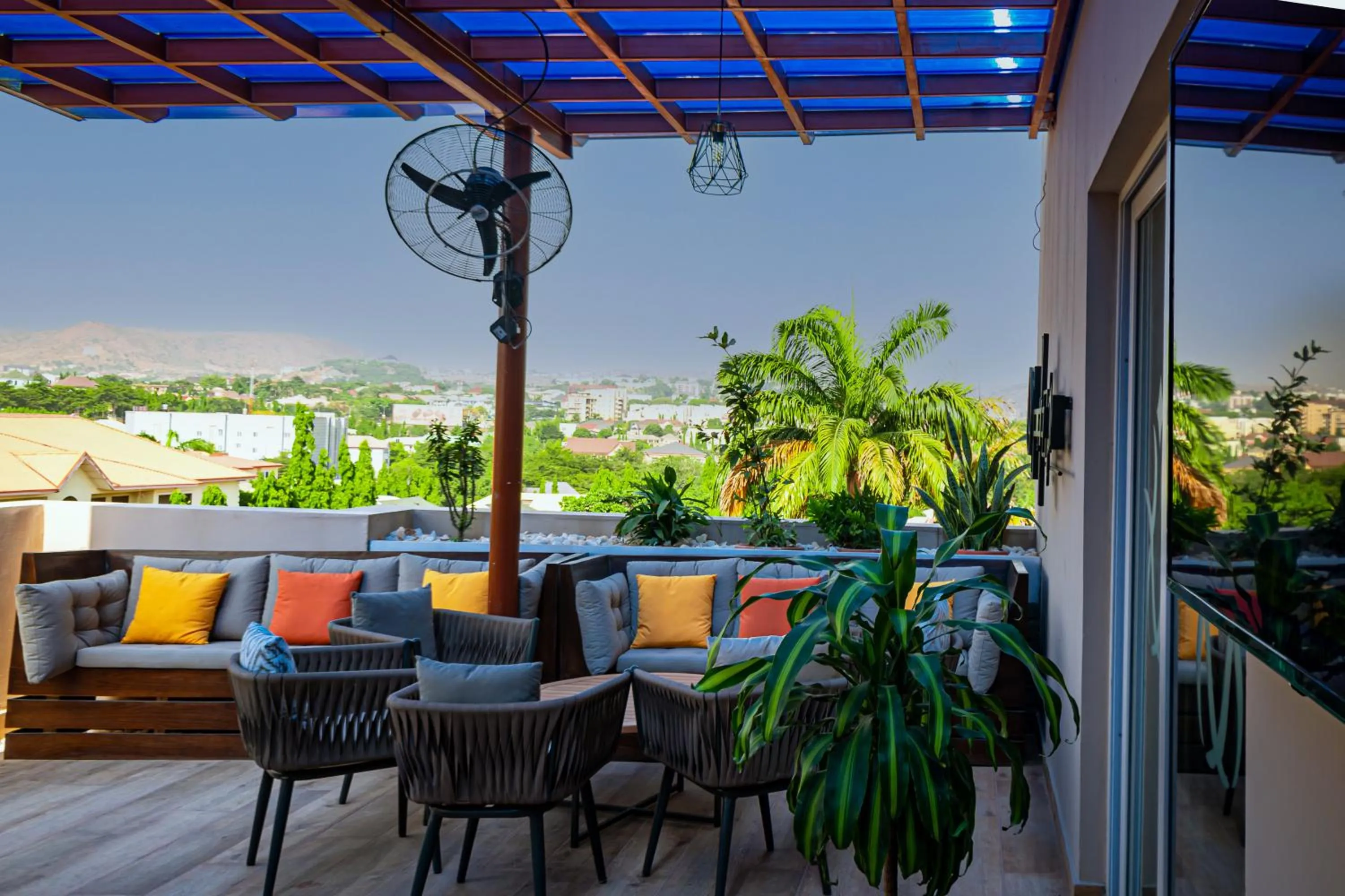 Patio in Wali's Suites