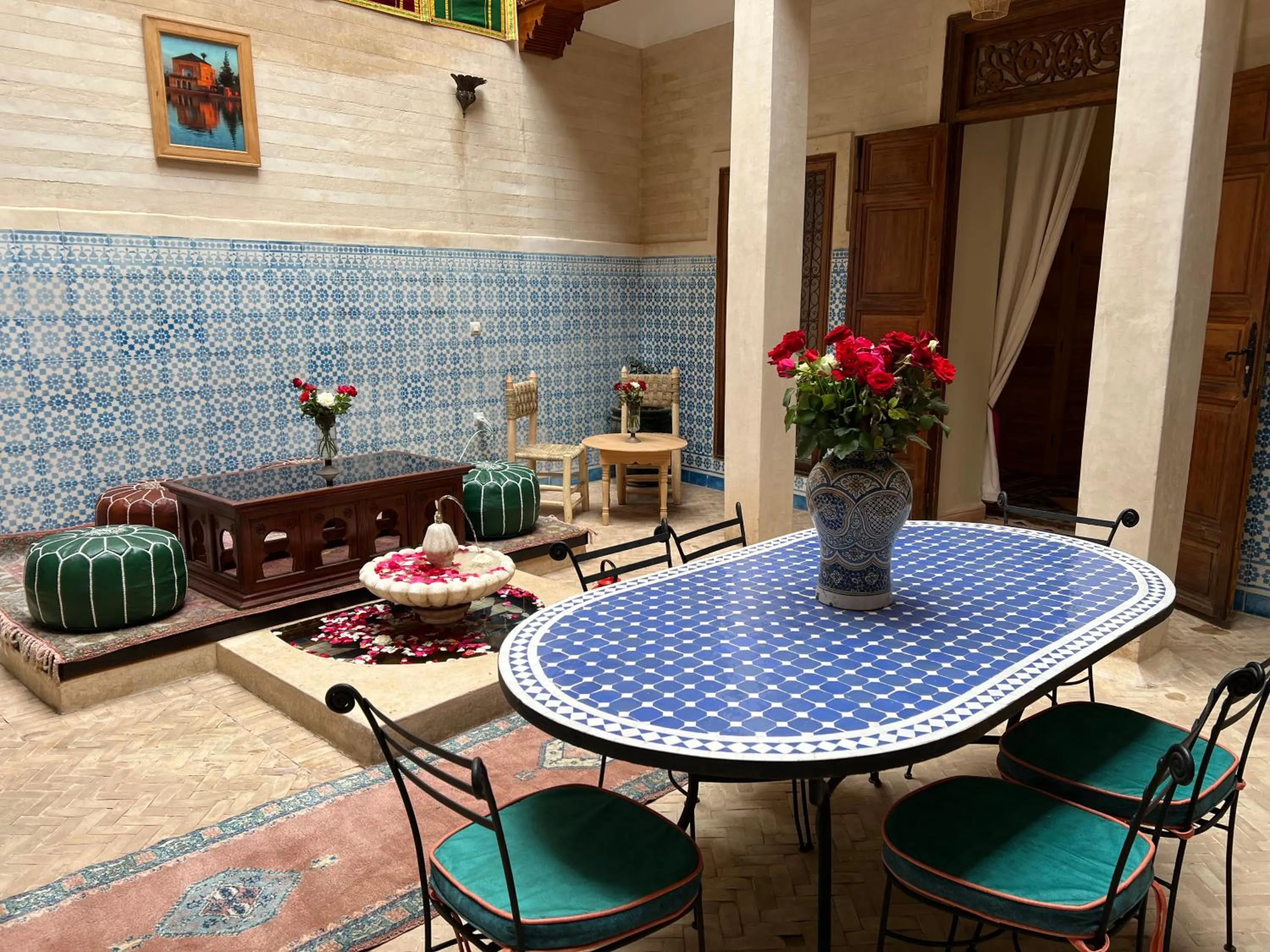 Dining area in Riad Dar Les Freres