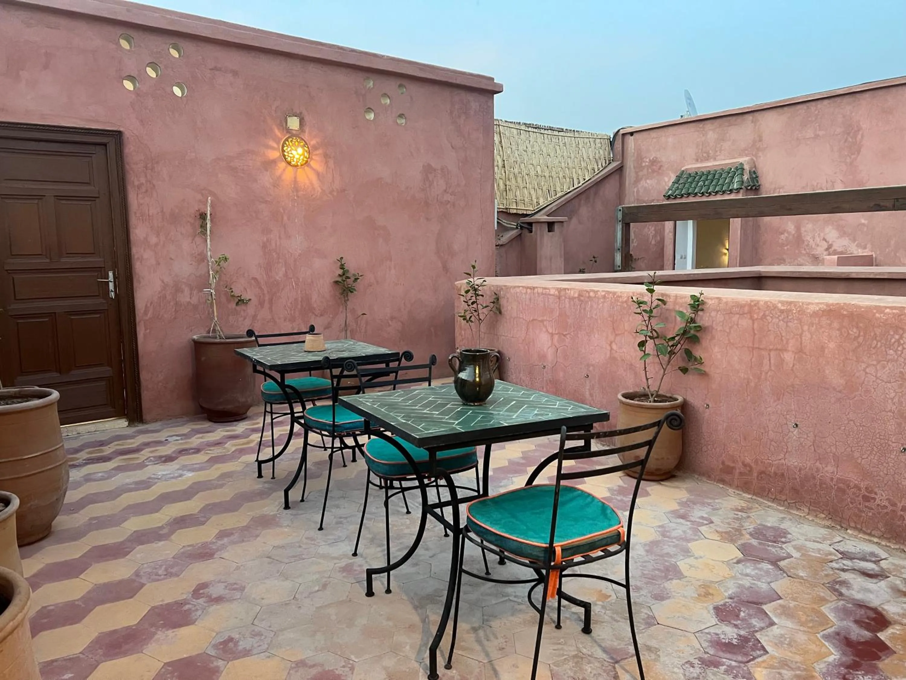 Balcony/Terrace in Riad Dar Les Freres