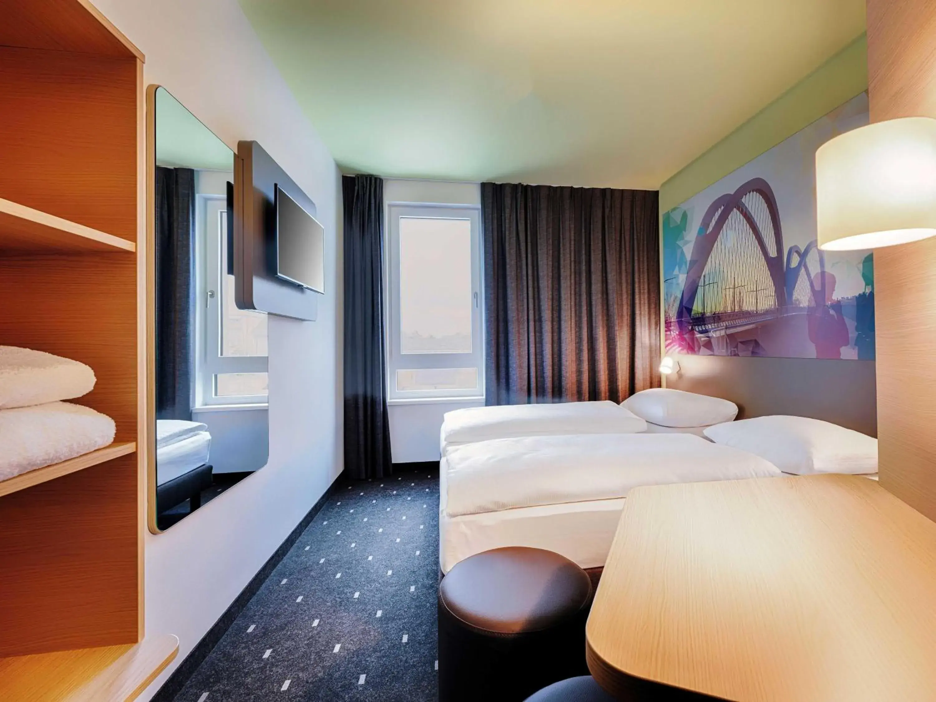 Photo of the whole room, Bed in B&B Hotel Kehl Photo of the whole room, Bed in B&B Hotel Kehl