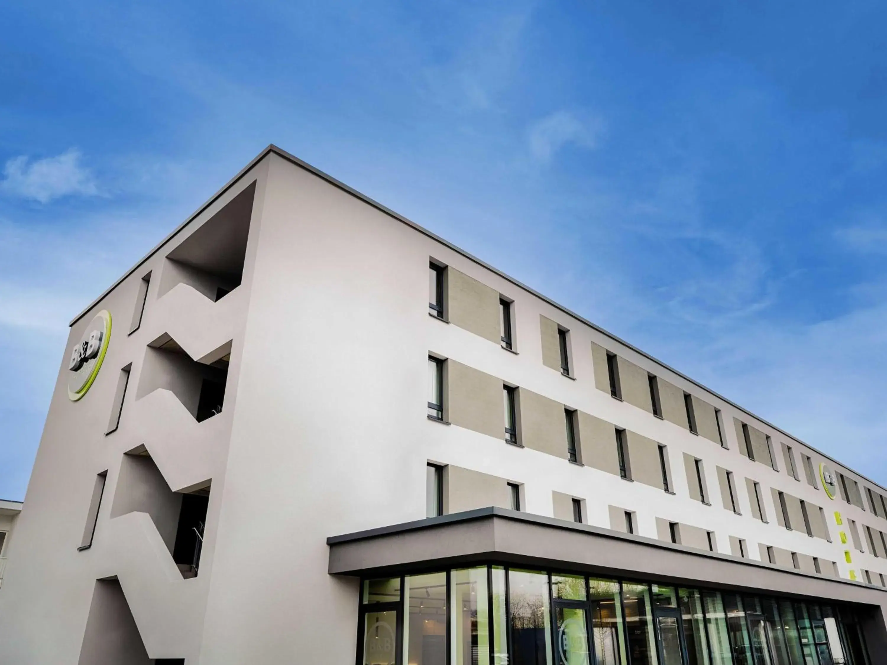 Property building in B&B Hotel Kehl Property building in B&B Hotel Kehl