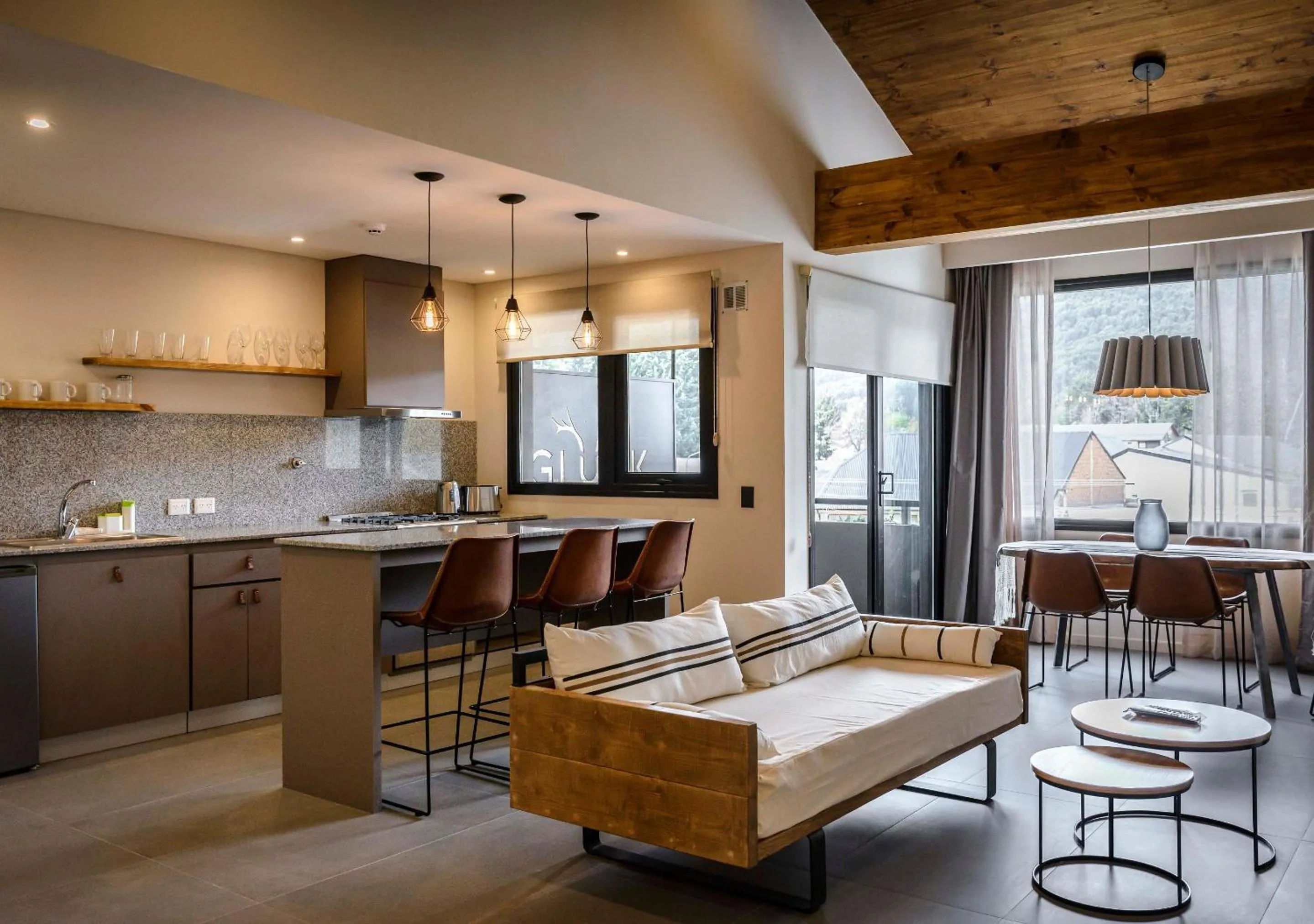 Kitchen or kitchenette in Gluck Patagonia Aparts