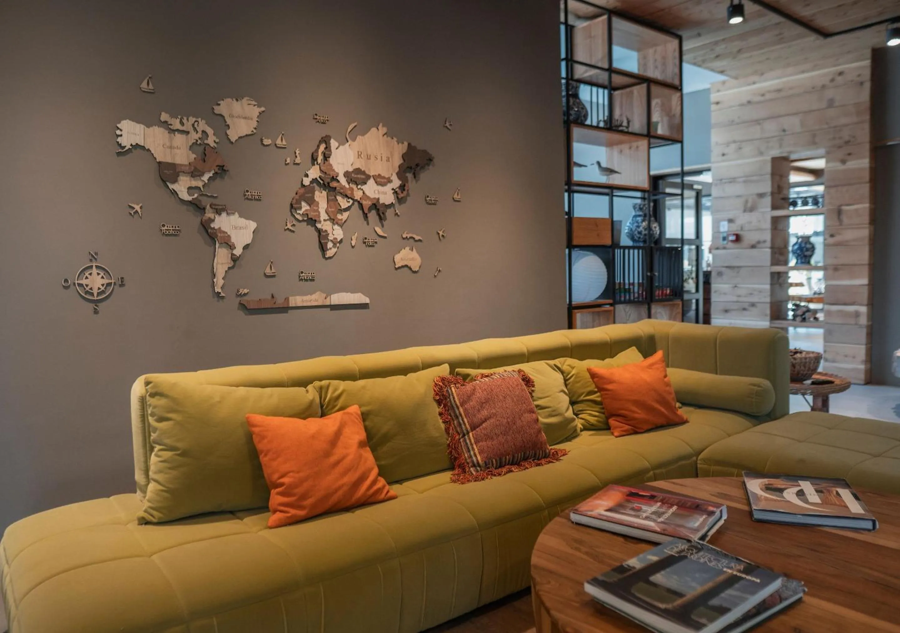 Seating area in Gluck Patagonia Aparts