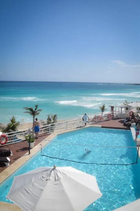 Day in Estudio 4 sobre playa, alberca, gimnasio, jacuzzi