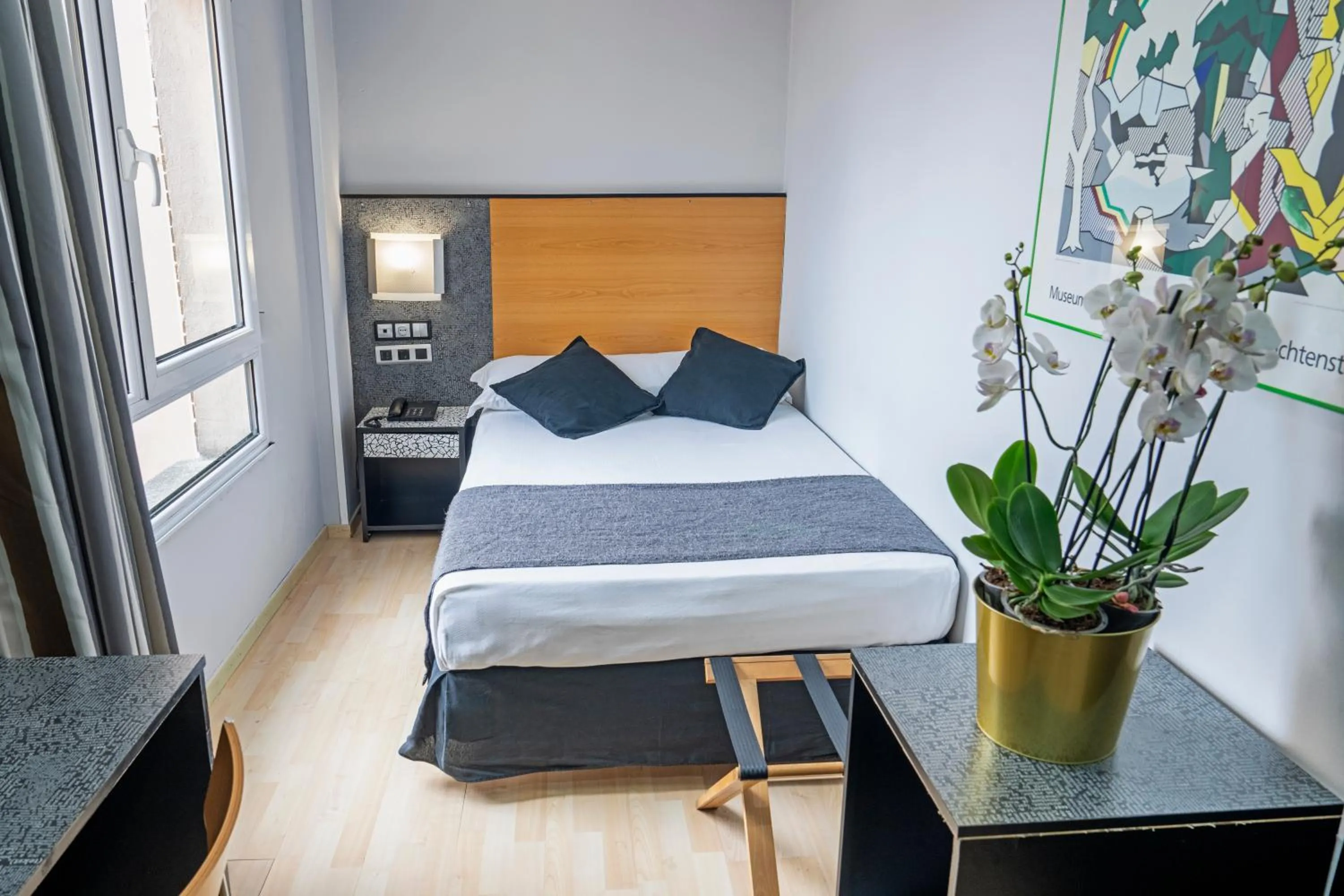 Bed in Hotel Faranda Pathos Gijón, Ascend Hotel Collection