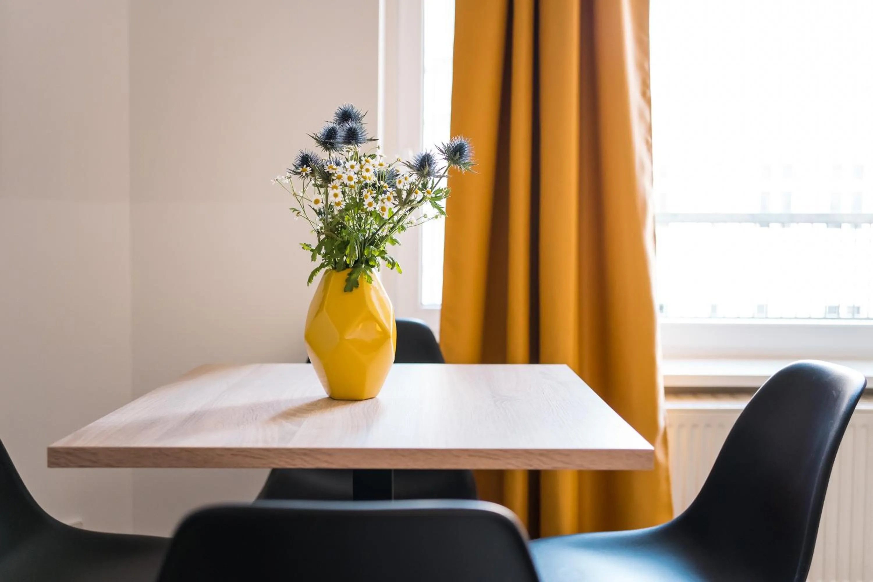 Seating area in Homaris Boxi Studios