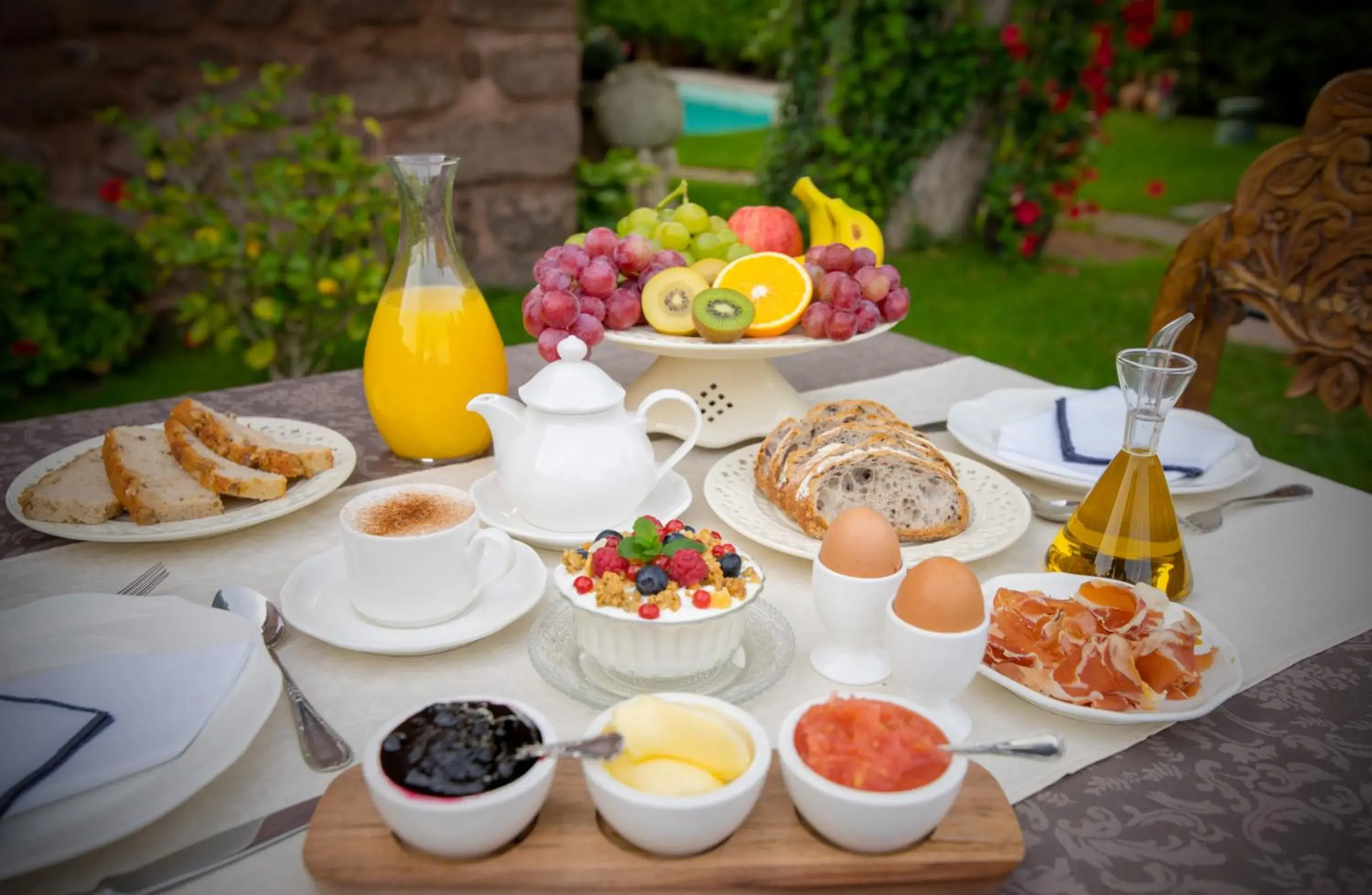 Breakfast in Hotel Boutique Real Casona De Las Amas Breakfast in Hotel Boutique Real Casona De Las Amas
