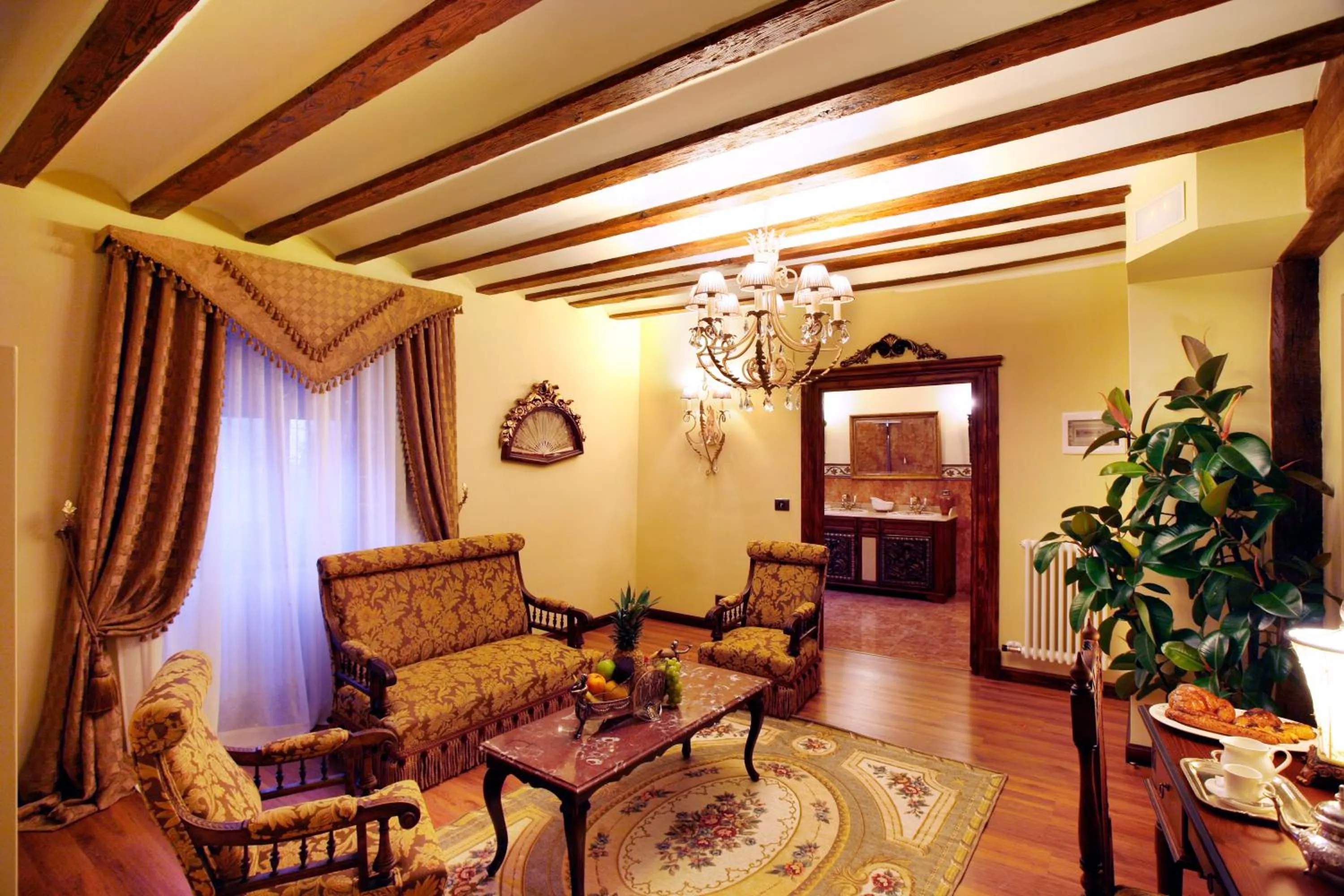 Living room in Hotel Boutique Real Casona De Las Amas