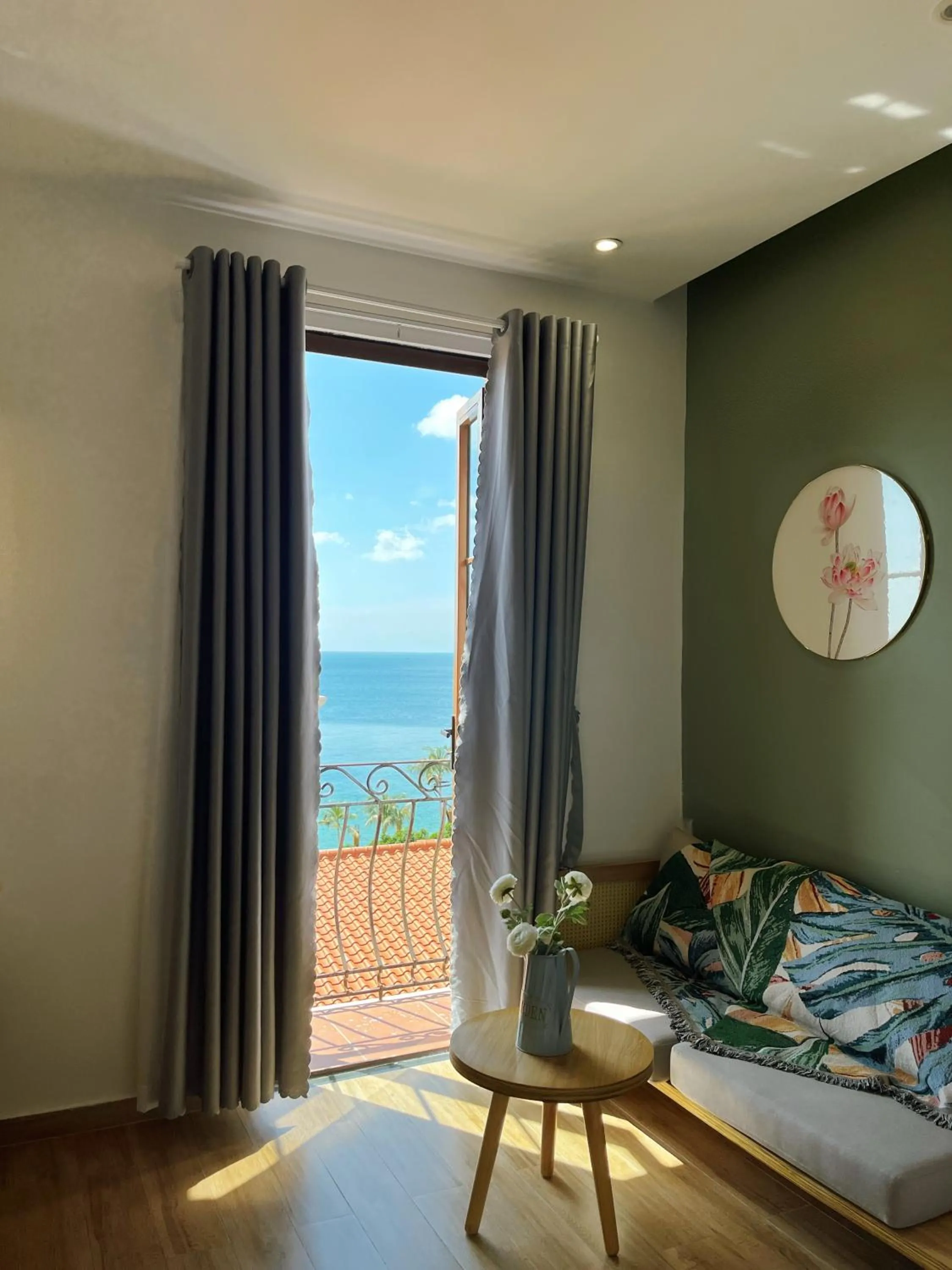 Bed in Triland Hotel