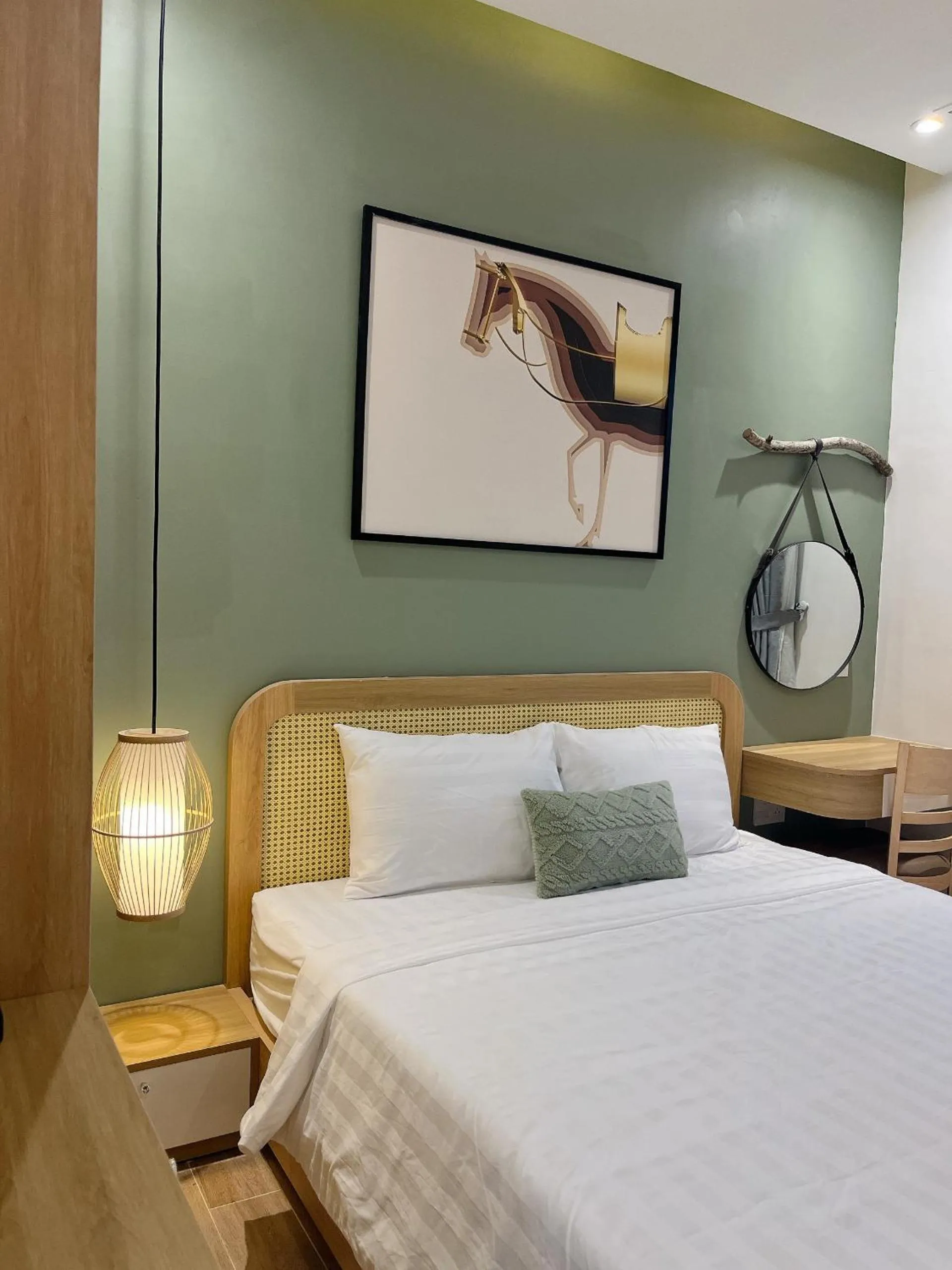 Bed in Triland Hotel