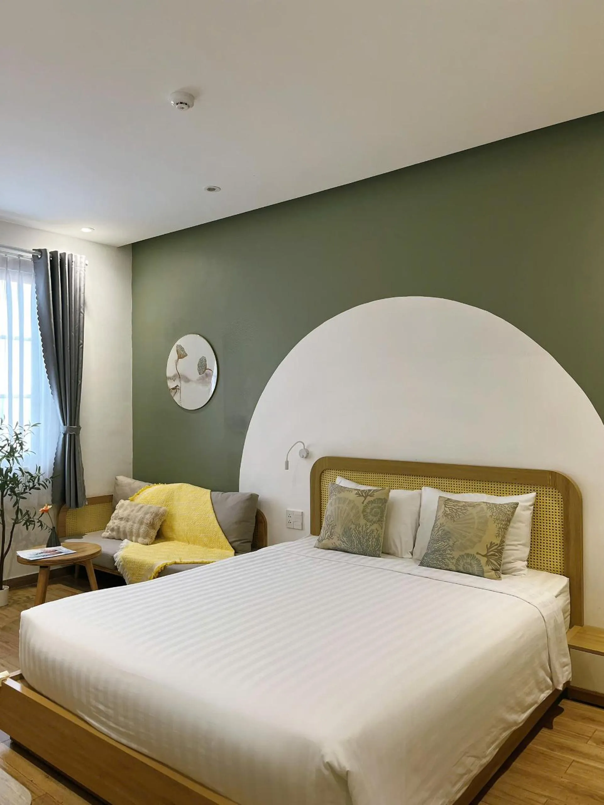 Bed in Triland Hotel