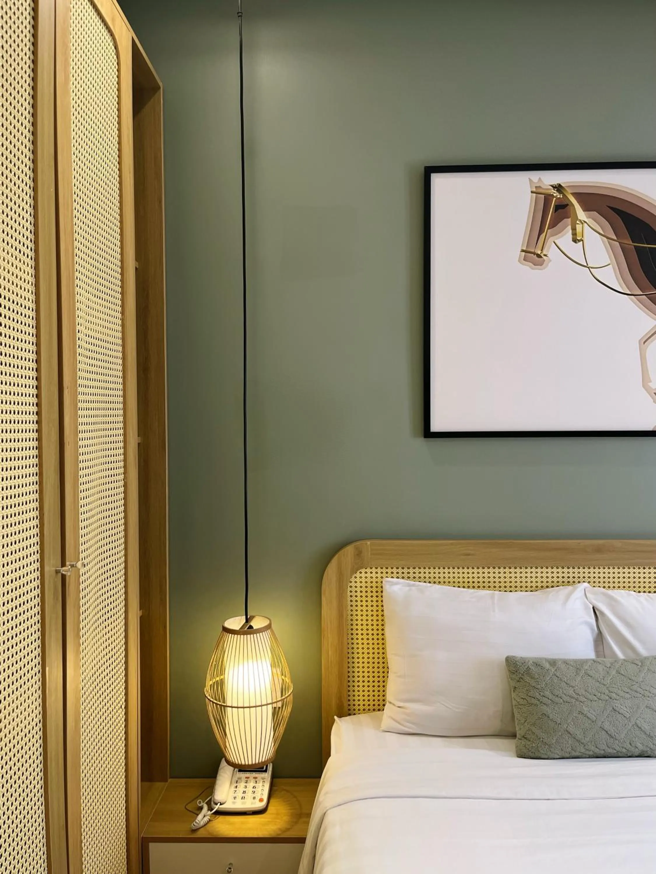 Bed in Triland Hotel