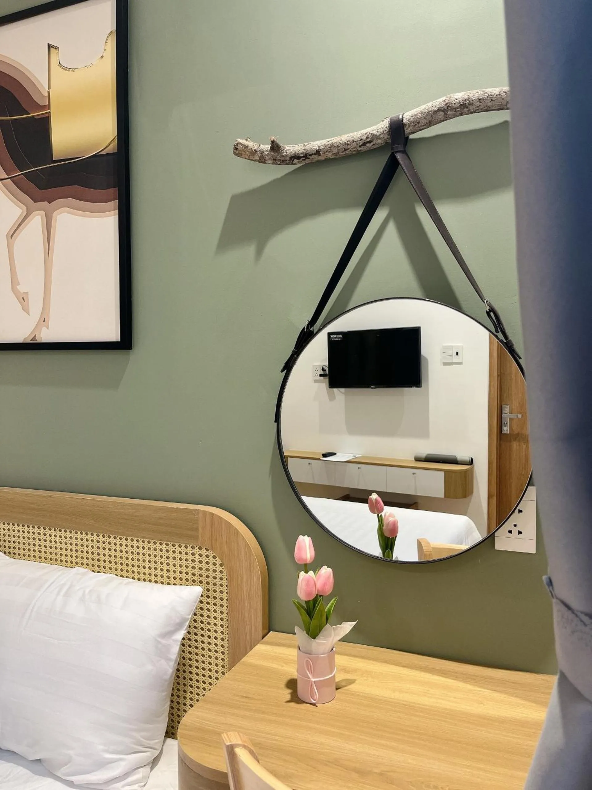 Bed in Triland Hotel