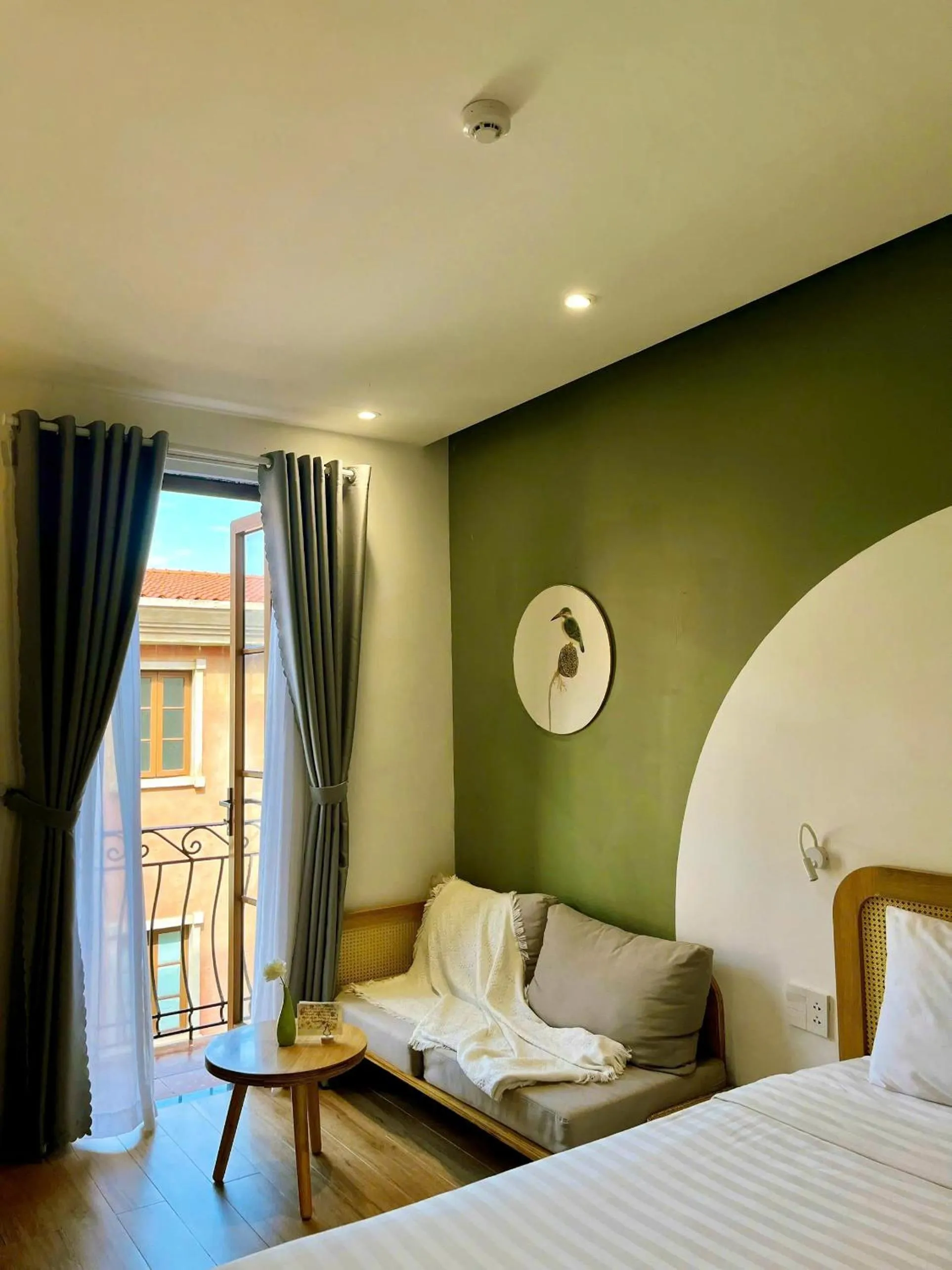 Bed in Triland Hotel