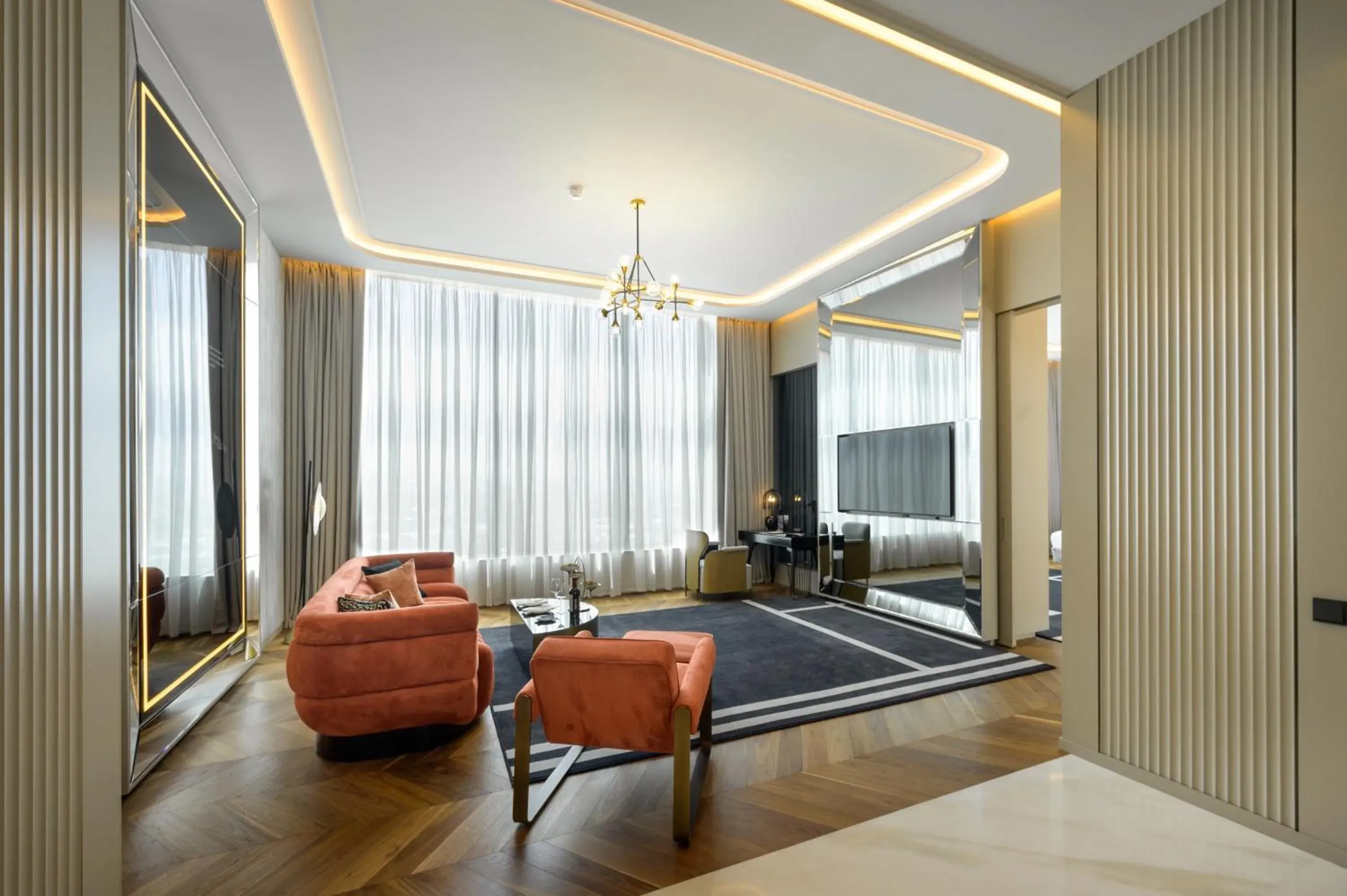 Communal lounge/ TV room, Bed in Seven Visions Resort and Places, the Dvin Communal lounge/ TV room, Bed in Seven Visions Resort and Places, the Dvin