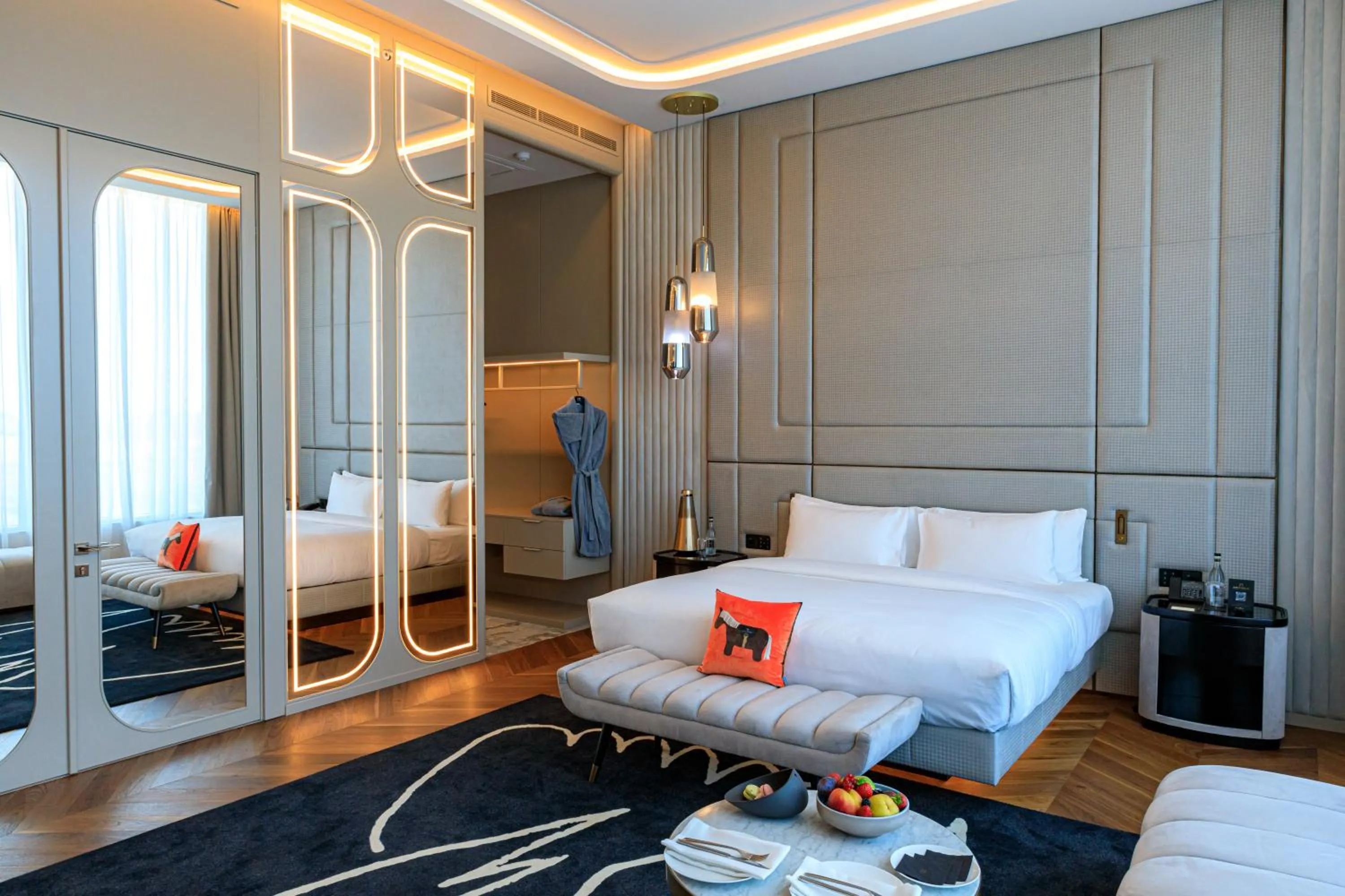 Bed in Seven Visions Resort and Places, the Dvin