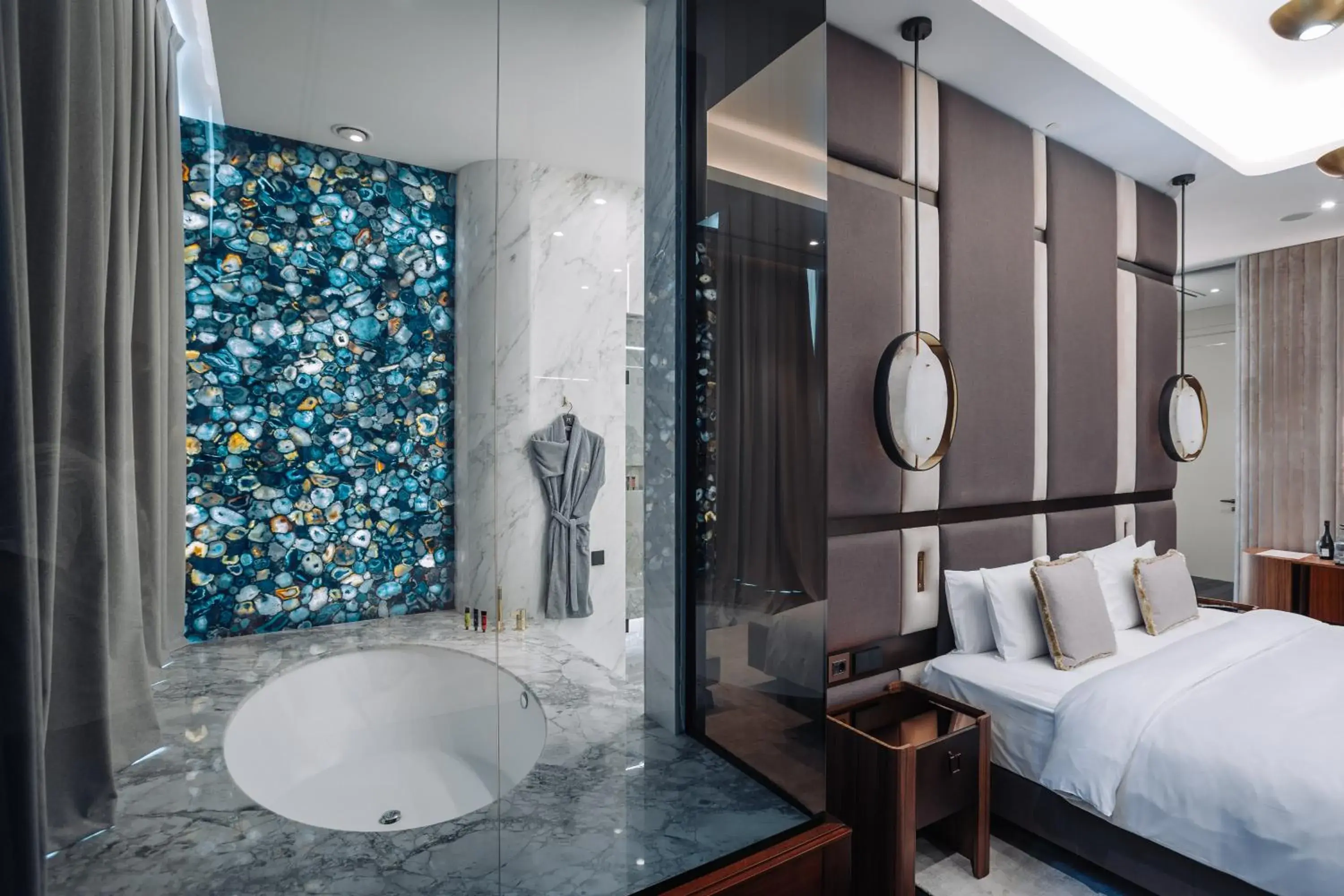 Bathroom, Bed in Seven Visions Resort and Places, the Dvin Bathroom, Bed in Seven Visions Resort and Places, the Dvin