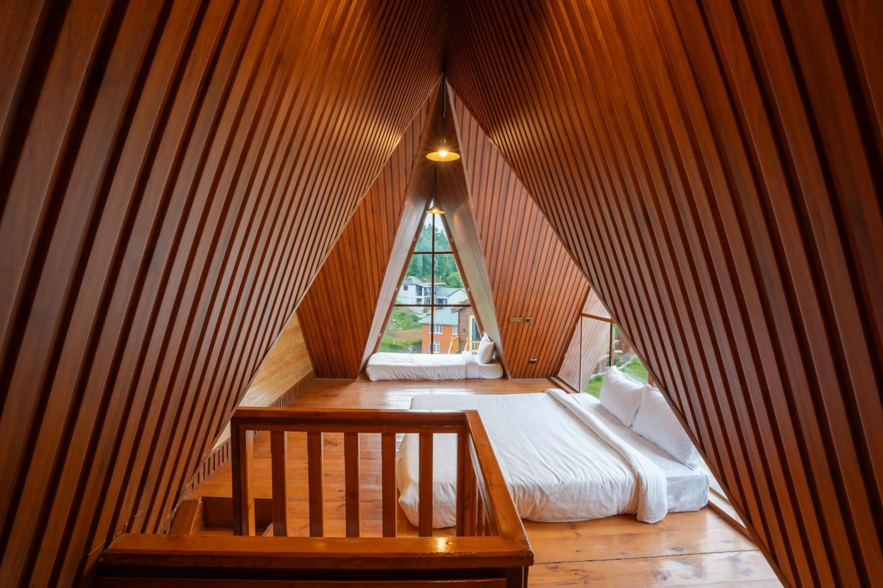 View (from property/room), Bed in WOW STAYZ2 Ashoka Grand