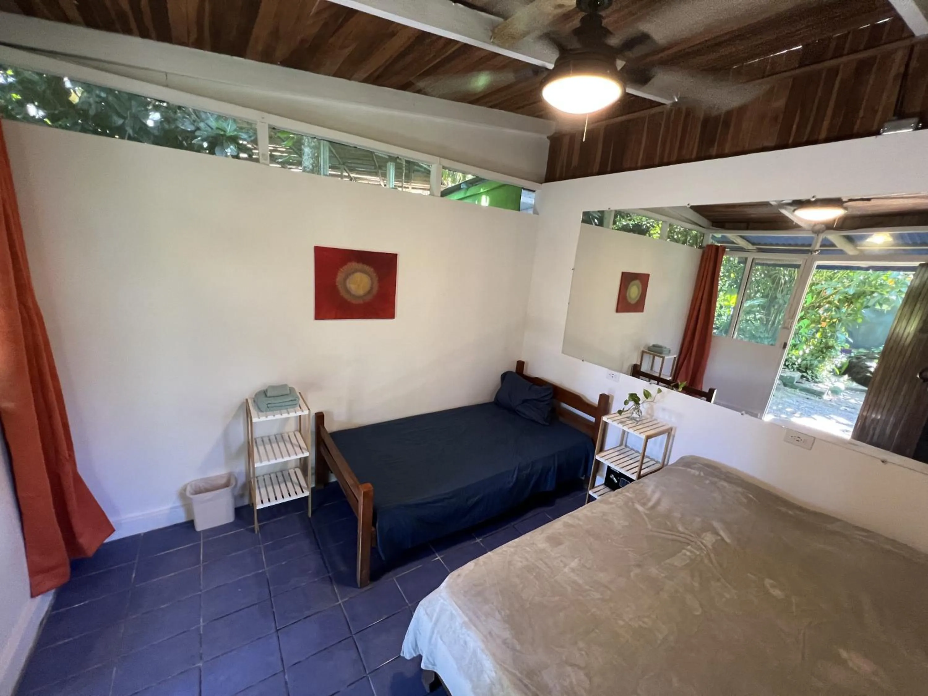 Bed in The Chorotega Hotel, Montezuma