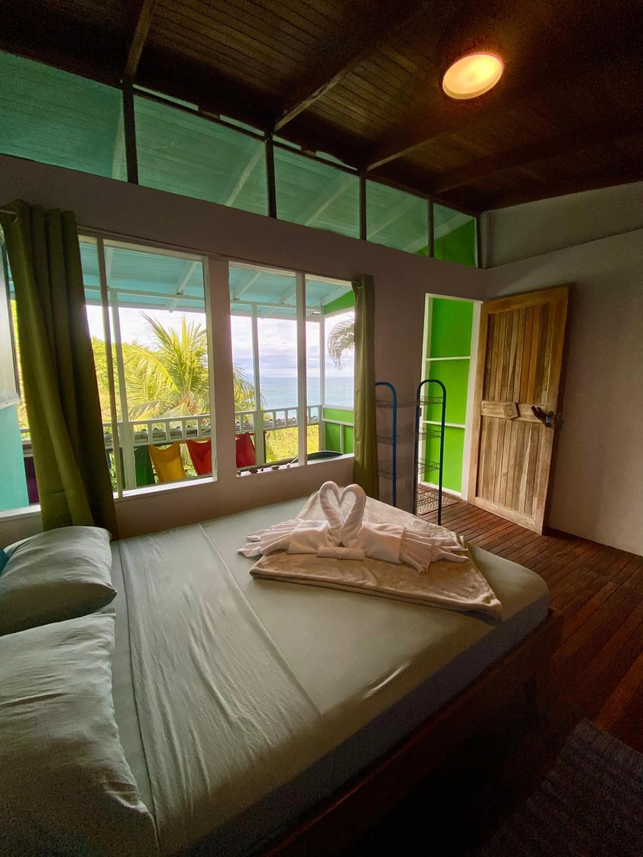 Bed in The Chorotega Hotel, Montezuma