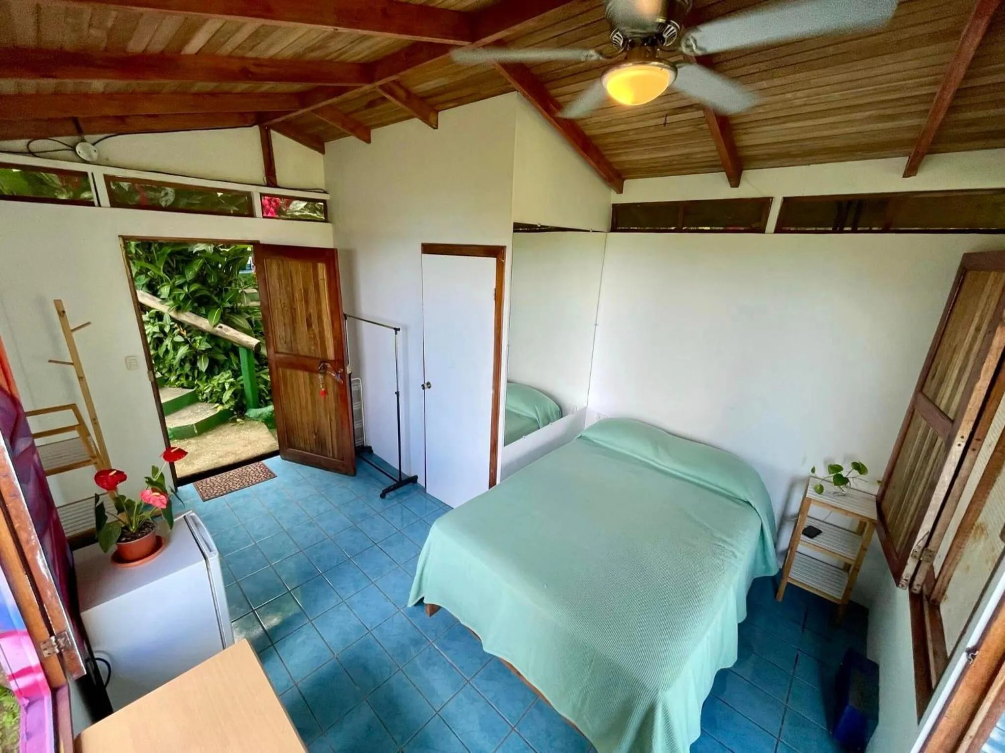 Bed in The Chorotega Hotel, Montezuma