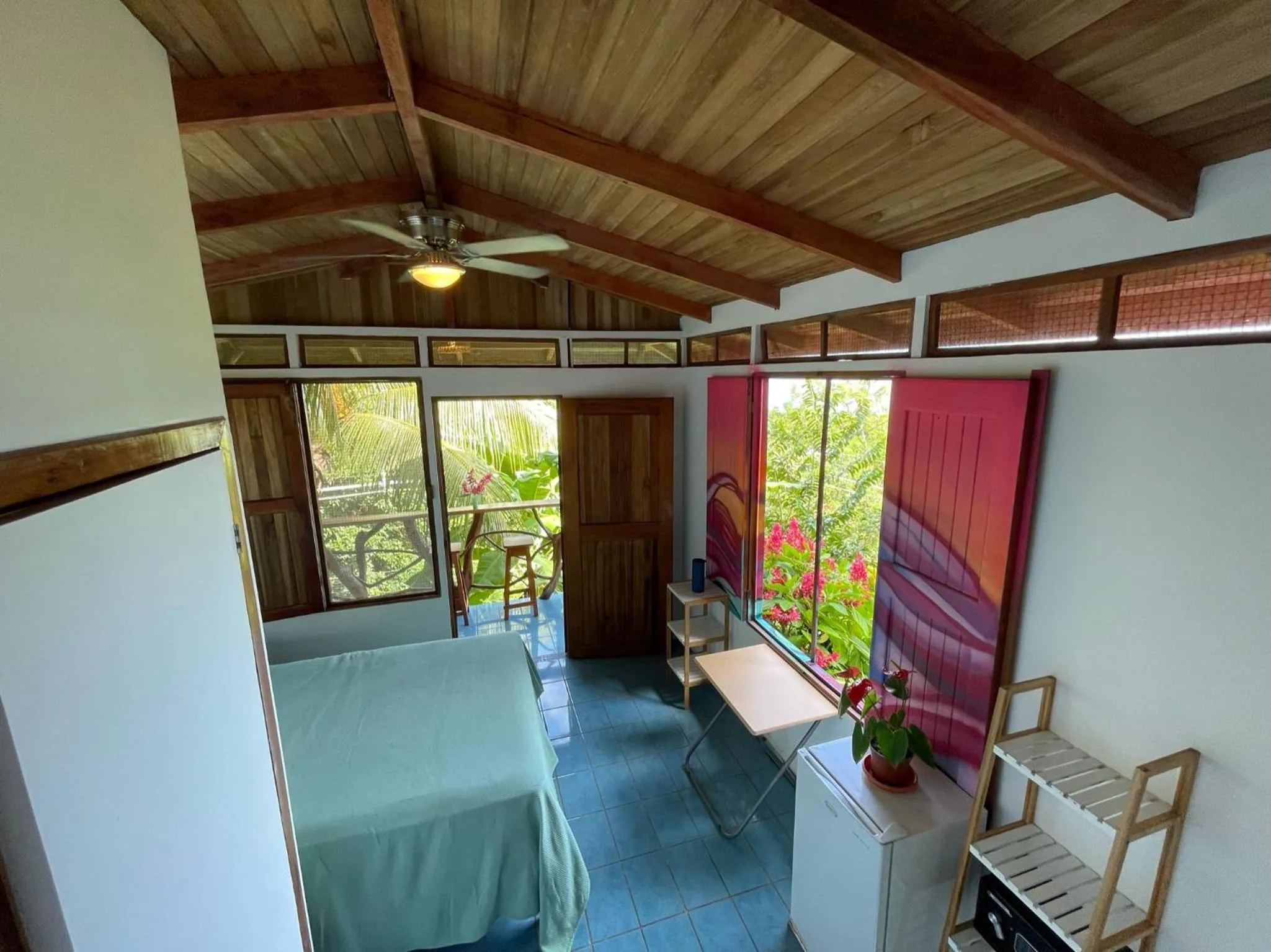Bed in The Chorotega Hotel, Montezuma