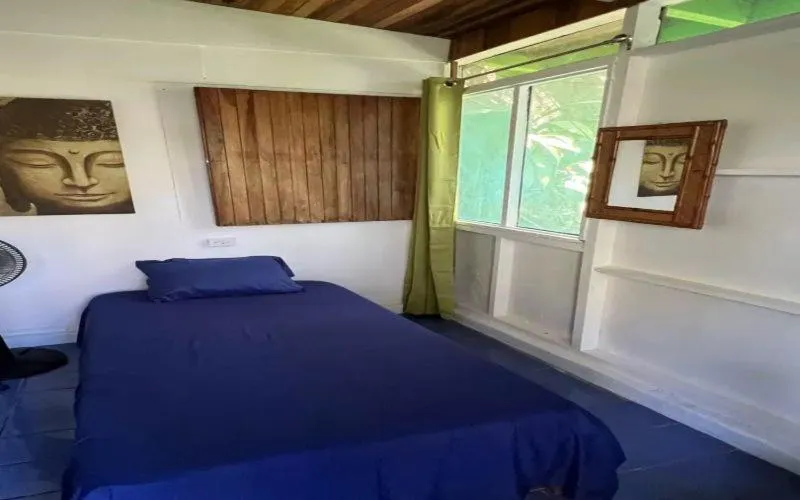 Bed in The Chorotega Hotel, Montezuma