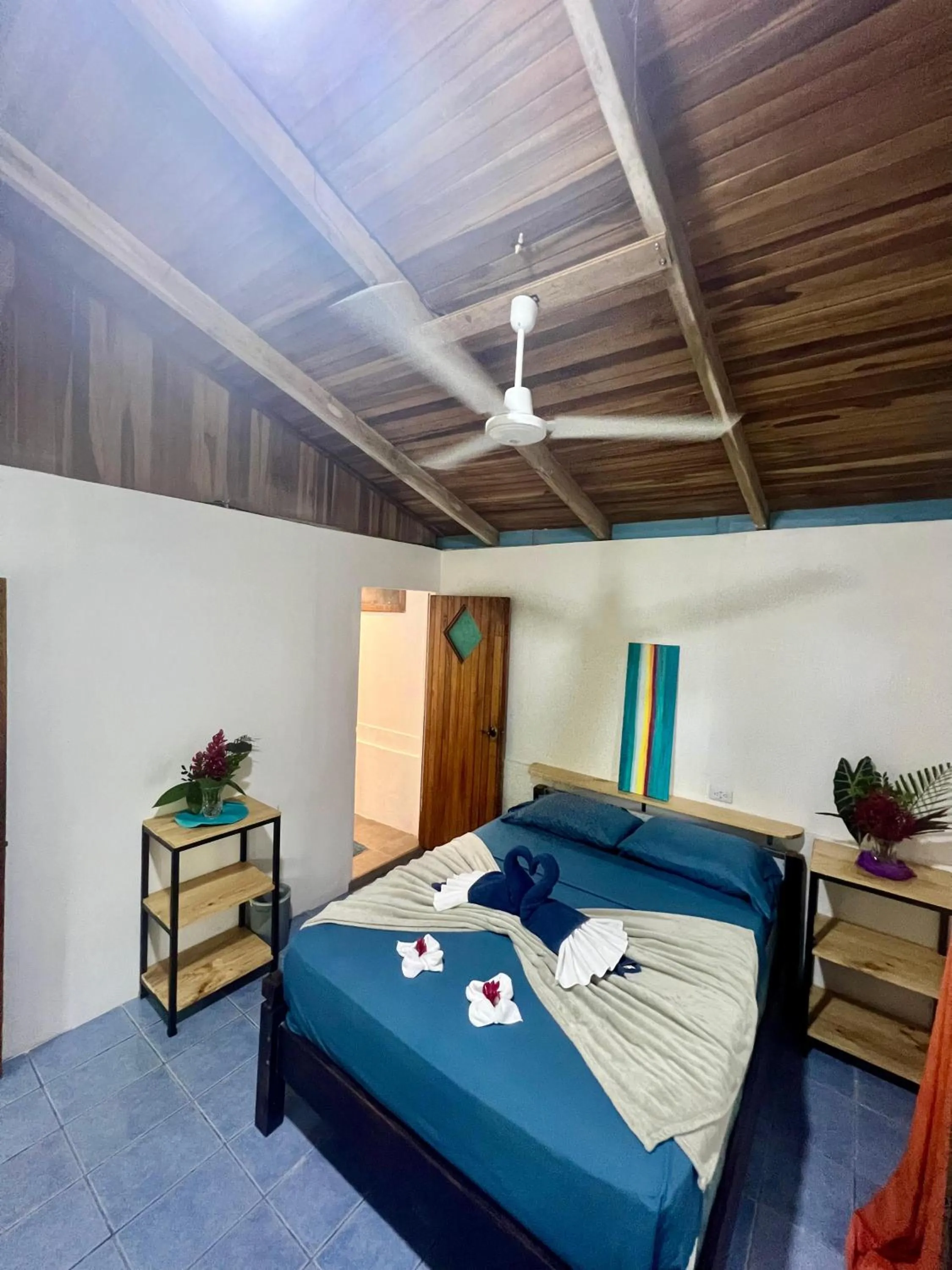 Bed in The Chorotega Hotel, Montezuma