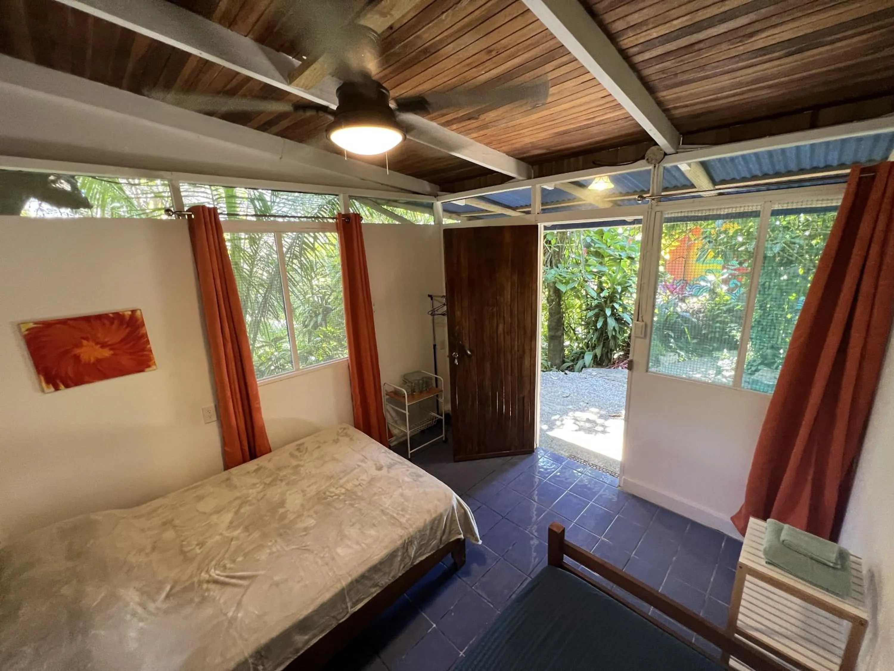 Bed in The Chorotega Hotel, Montezuma