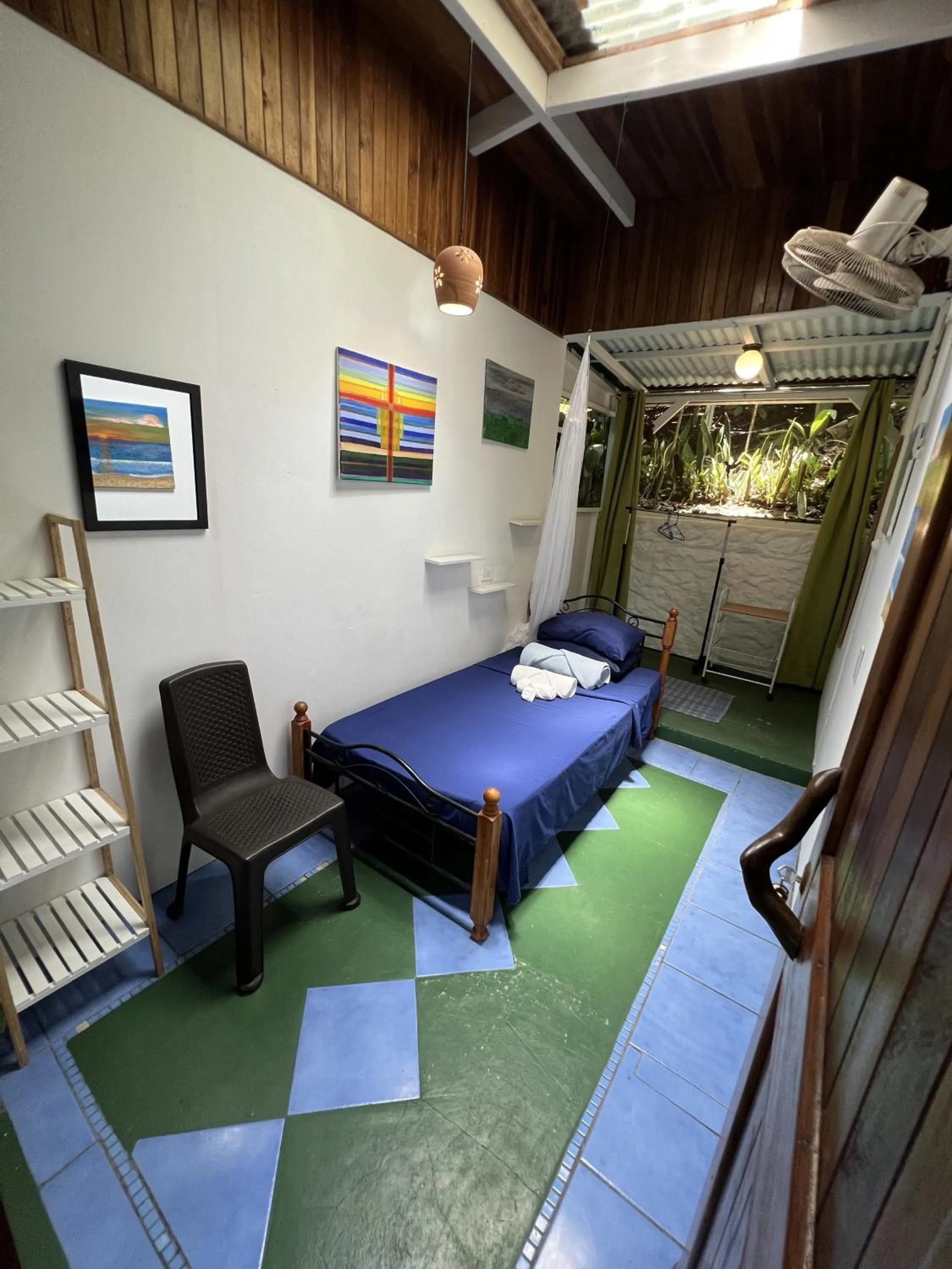 Bed in The Chorotega Hotel, Montezuma