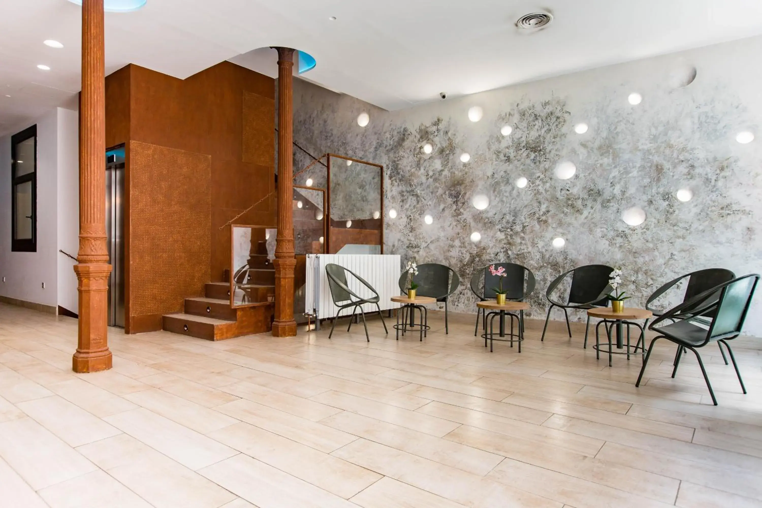 Lobby or reception in Hostal Cervelo Lobby or reception in Hostal Cervelo