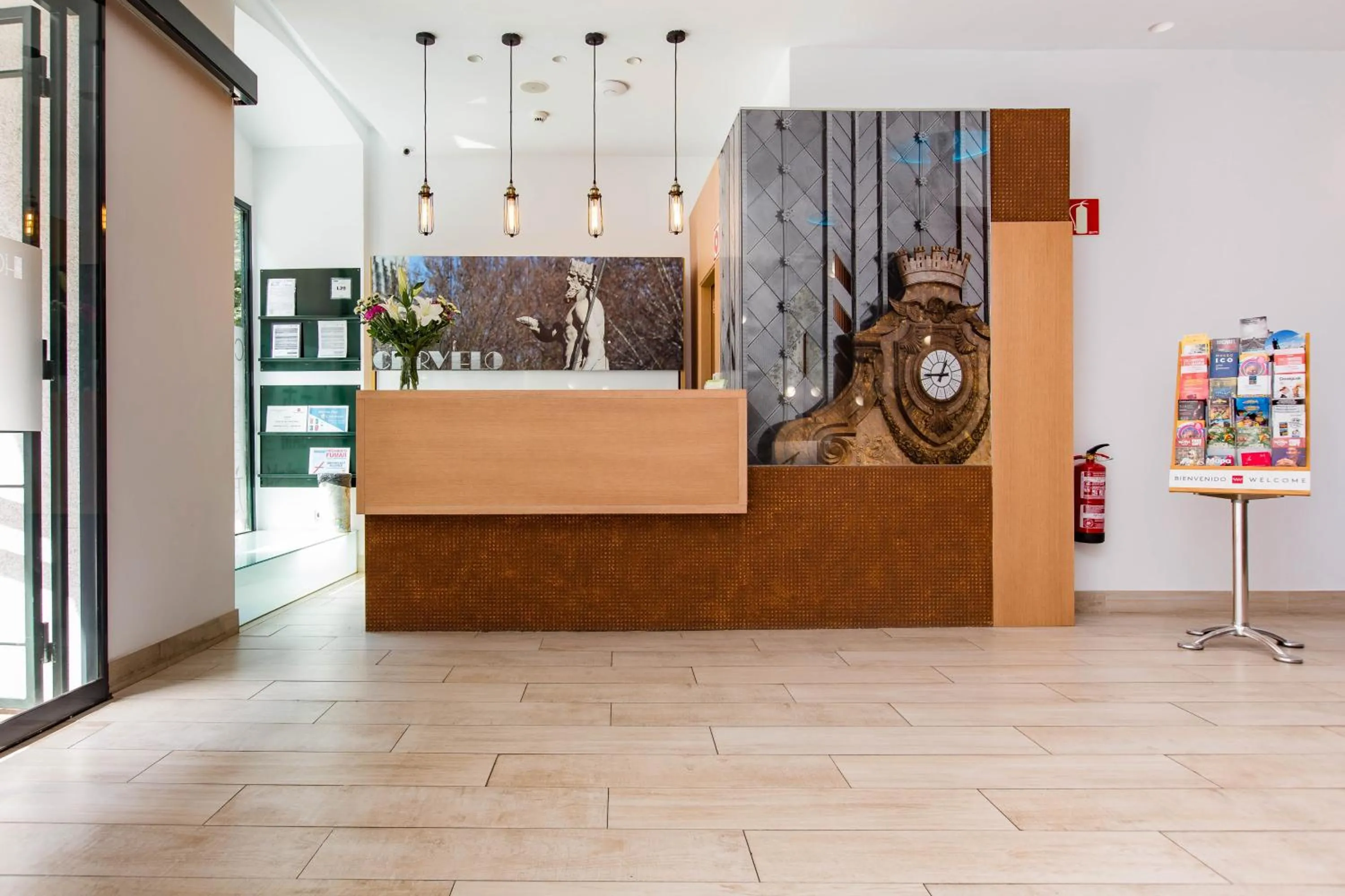 Lobby or reception in Hostal Cervelo