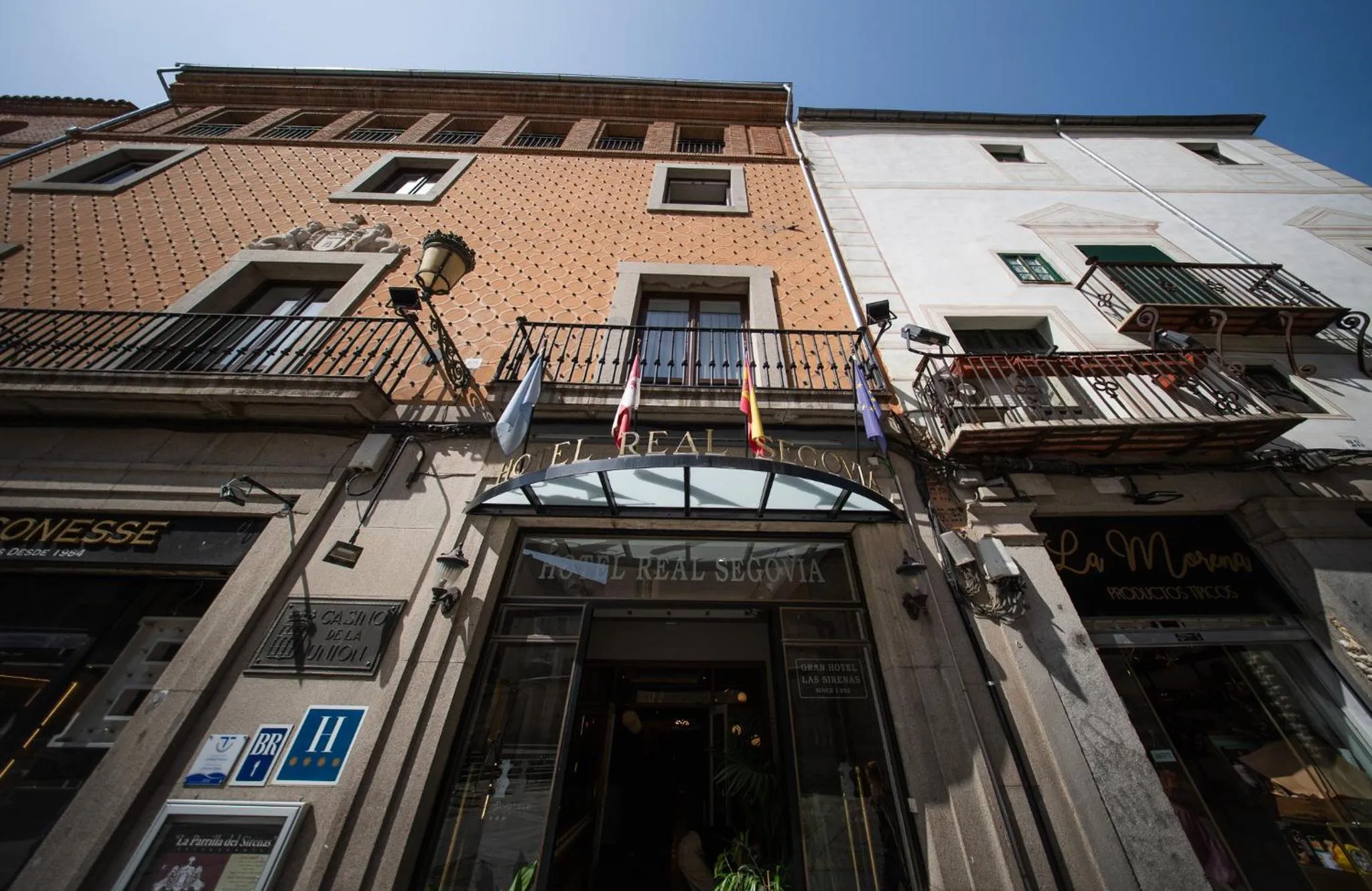 Property building in Hotel Real Segovia by Recordis Hotels