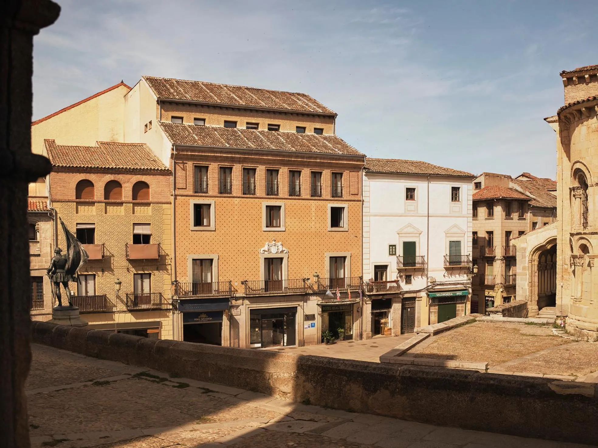 Property building in Hotel Real Segovia by Recordis Hotels