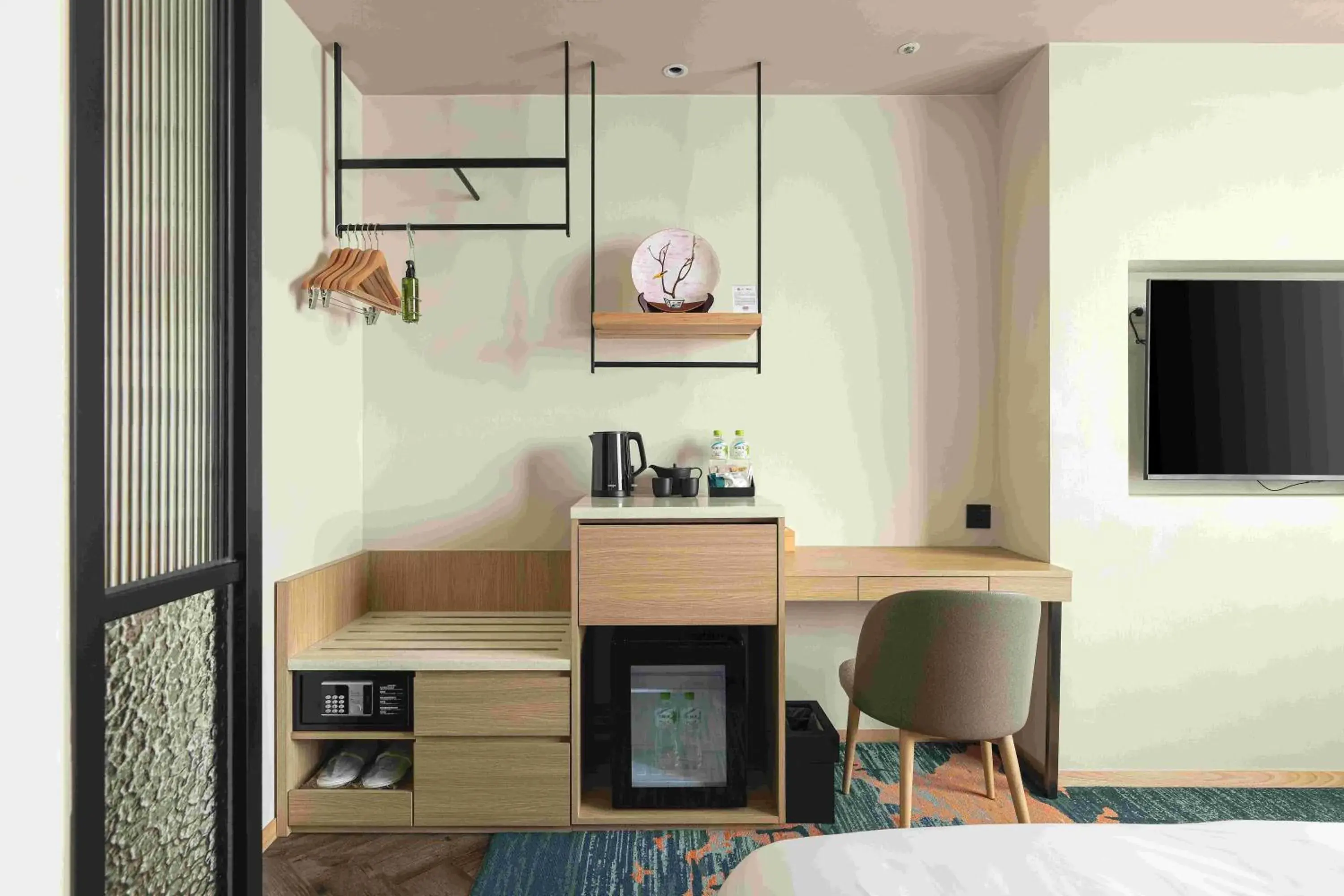 Photo of the whole room, Bed in Solaria Nishitetsu Hotel Taipei Ximen Photo of the whole room, Bed in Solaria Nishitetsu Hotel Taipei Ximen