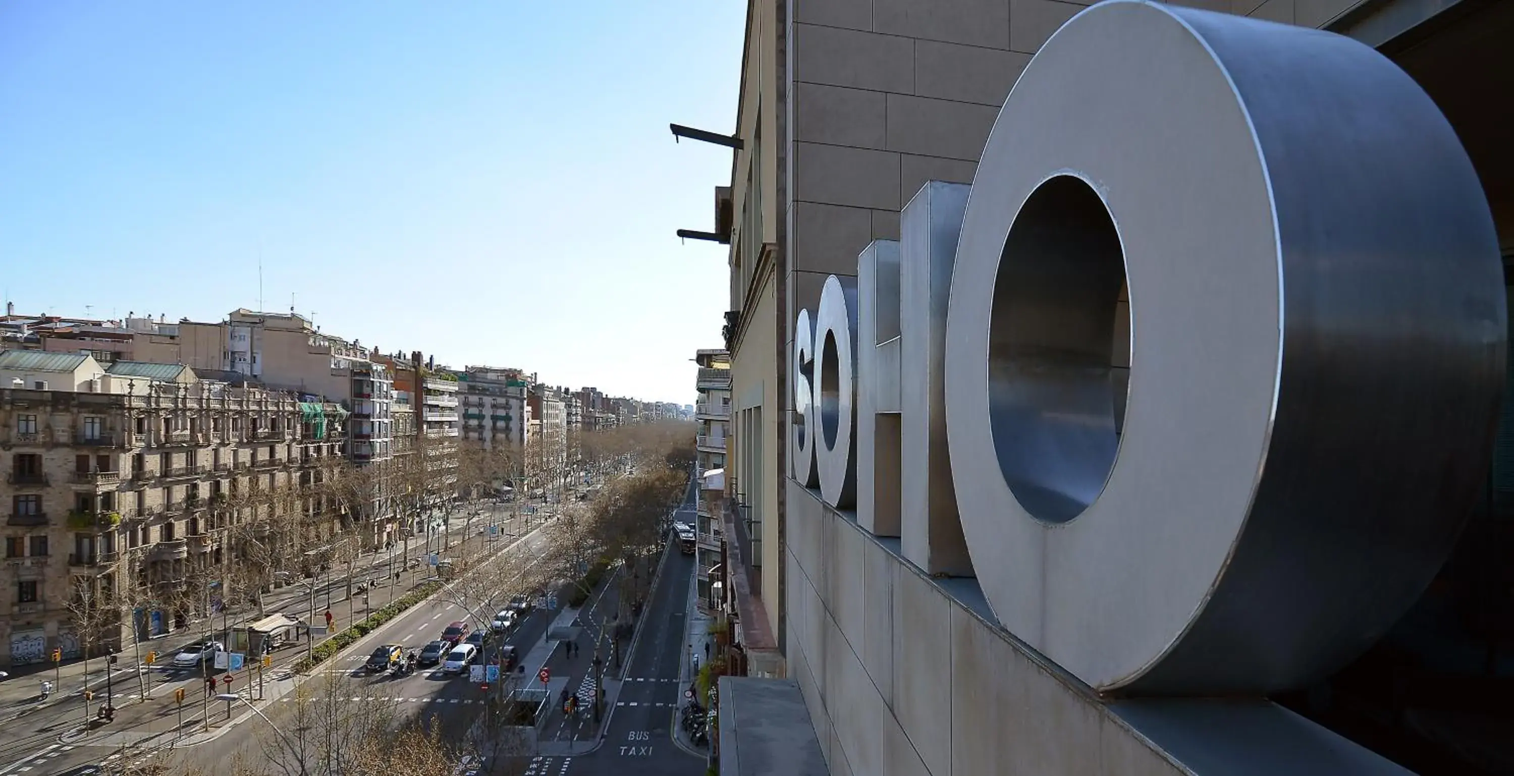 City view in Hotel Soho City view in Hotel Soho