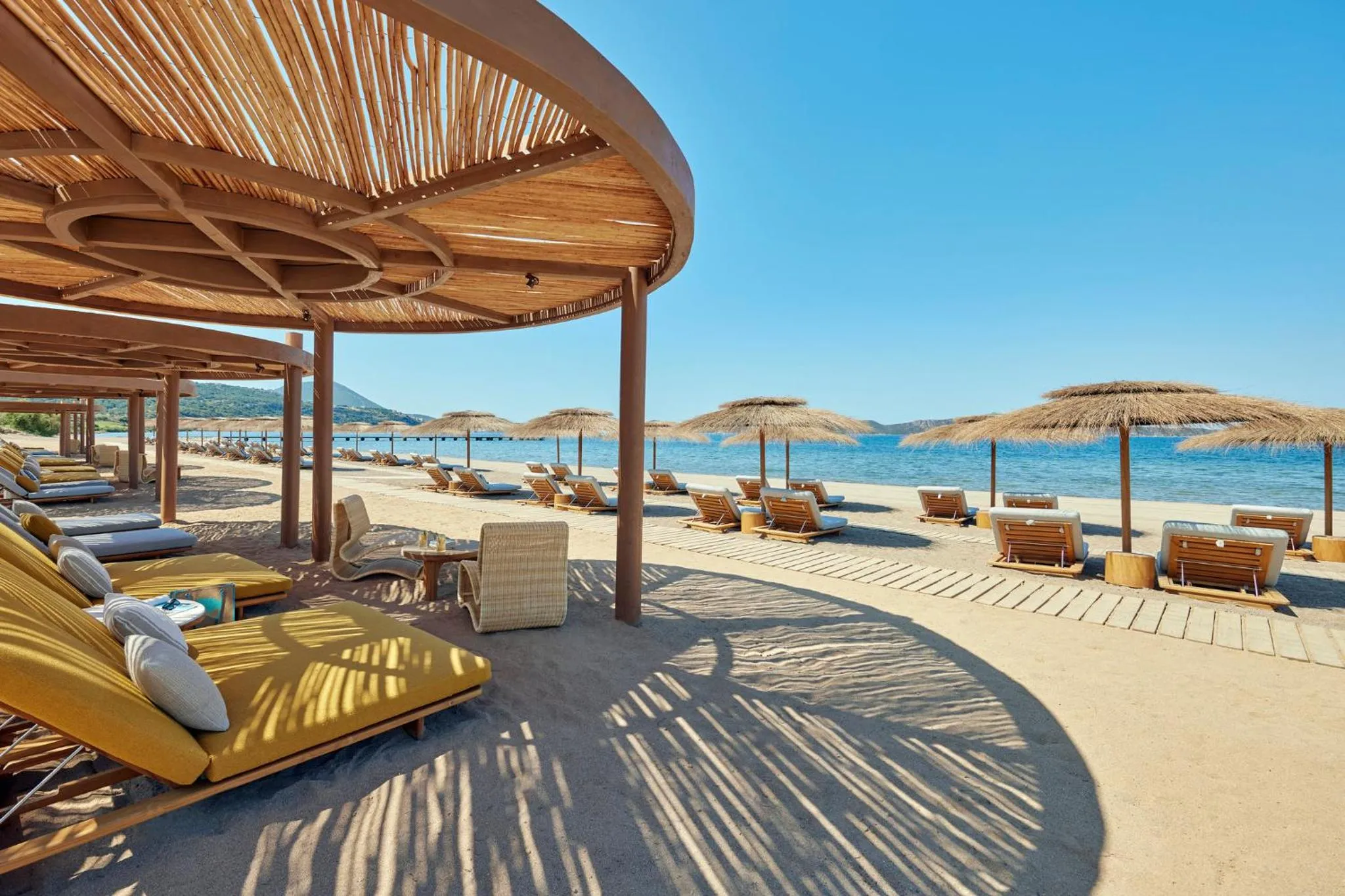Beach in Mandarin Oriental, Costa Navarino