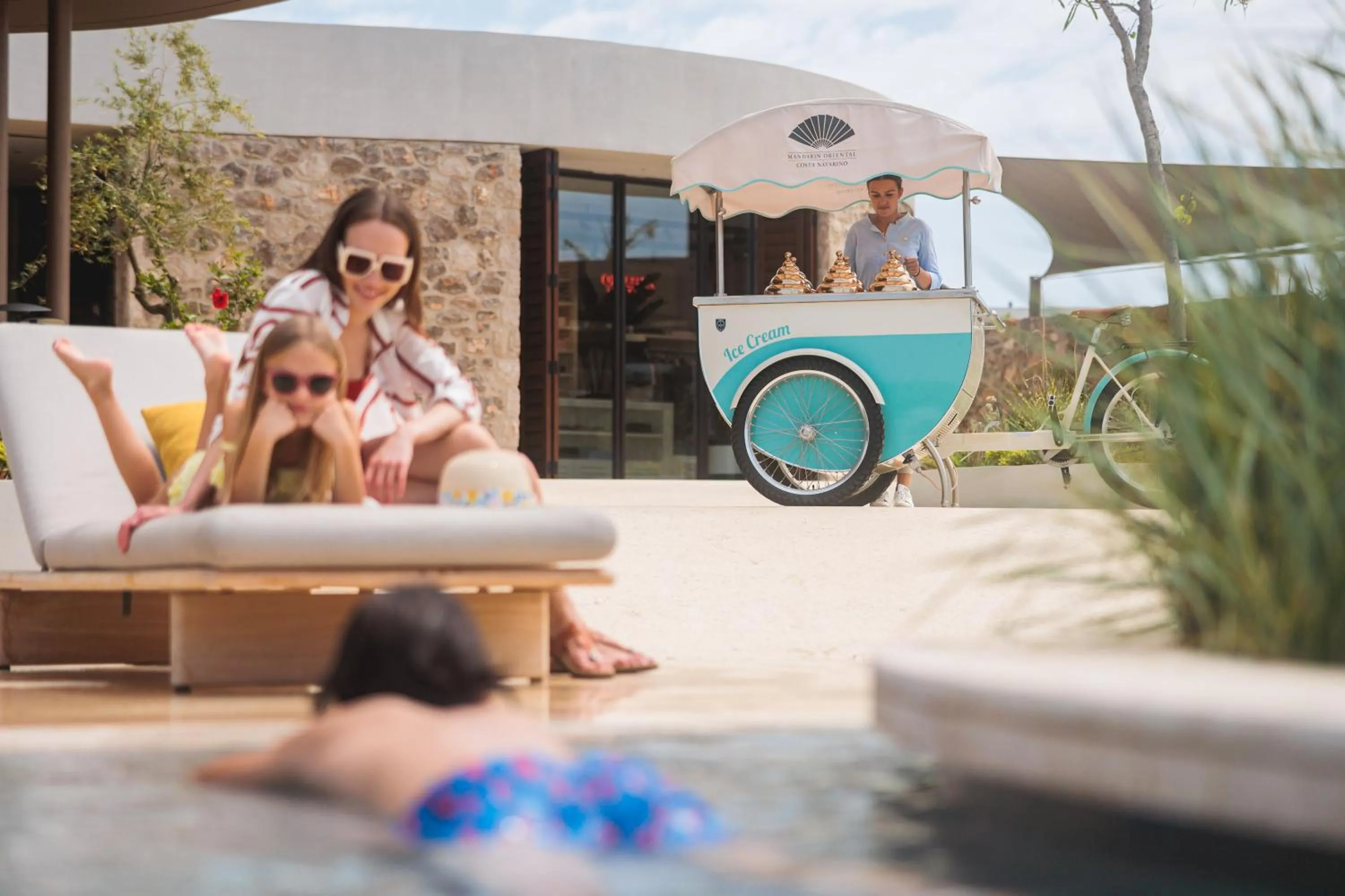 Beach in Mandarin Oriental, Costa Navarino