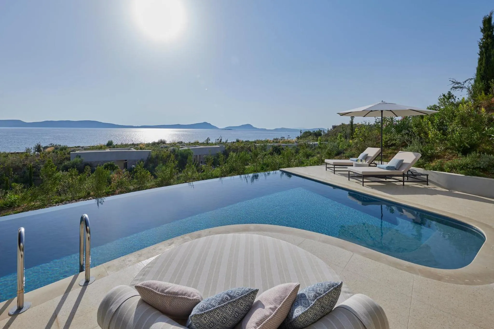 Swimming pool in Mandarin Oriental, Costa Navarino