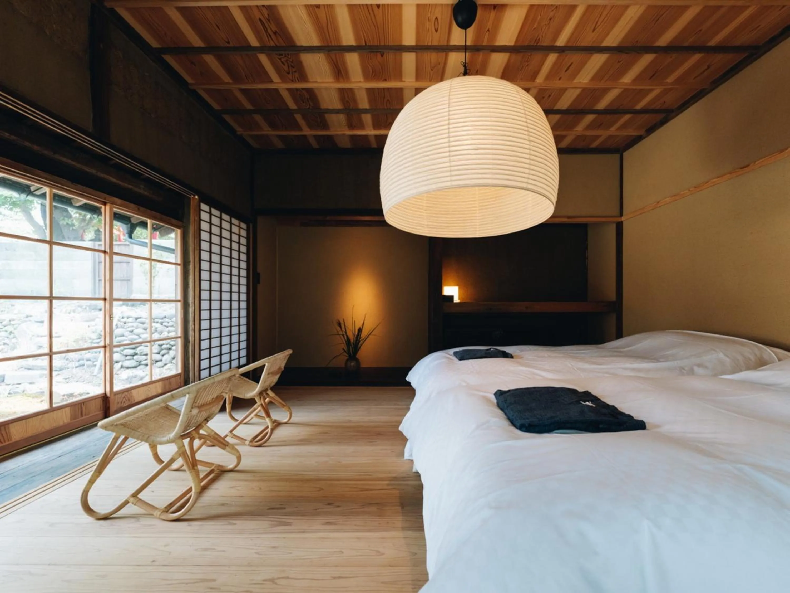 Photo of the whole room, Bed in RITA Yame Fukushima