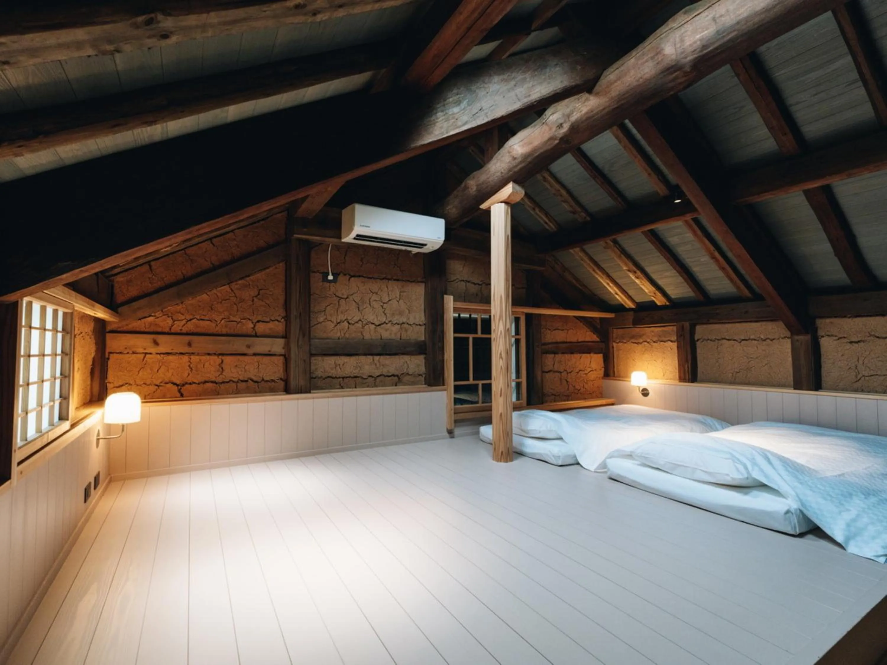 Photo of the whole room, Bed in RITA Yame Fukushima