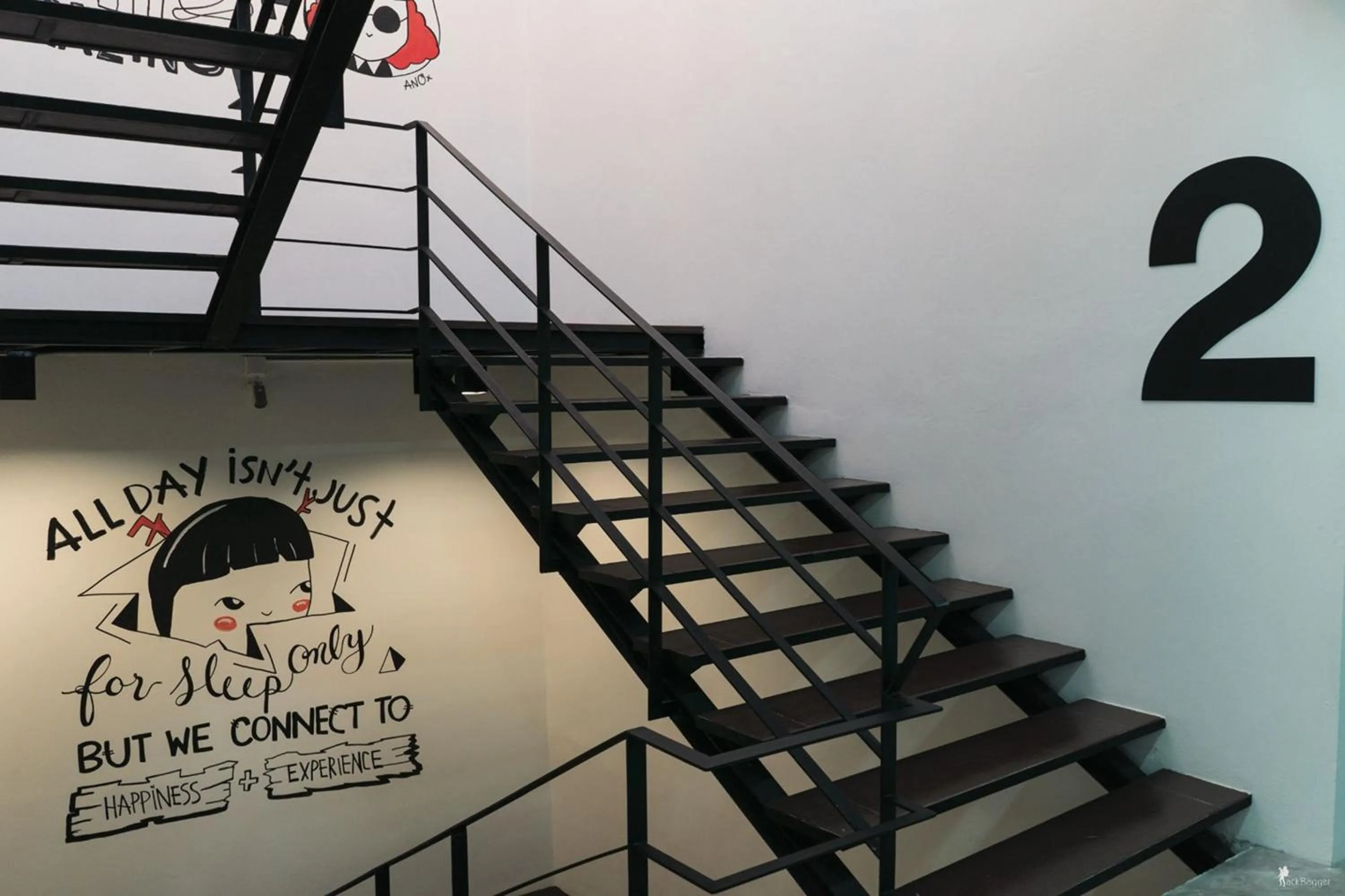 Area and facilities in All day hostel at BTS Bang Chak