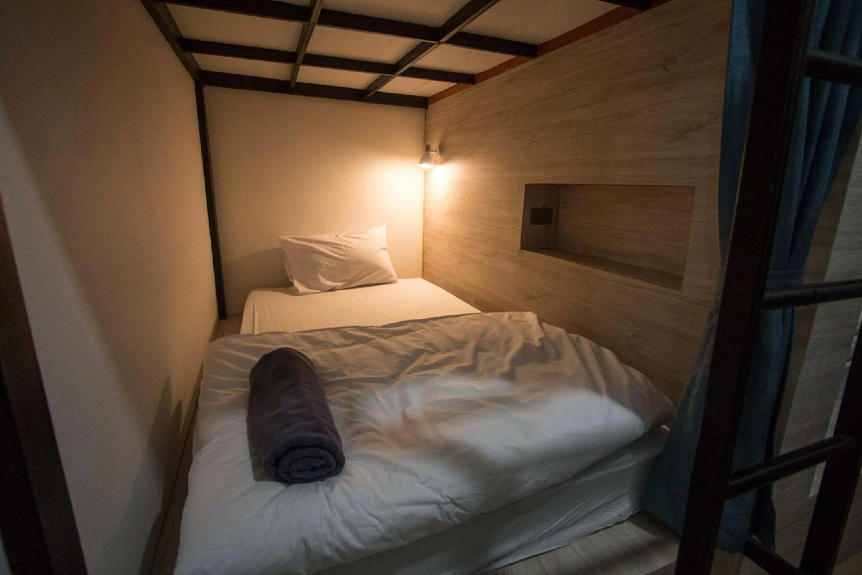 Photo of the whole room, Bed in All day hostel at BTS Bang Chak