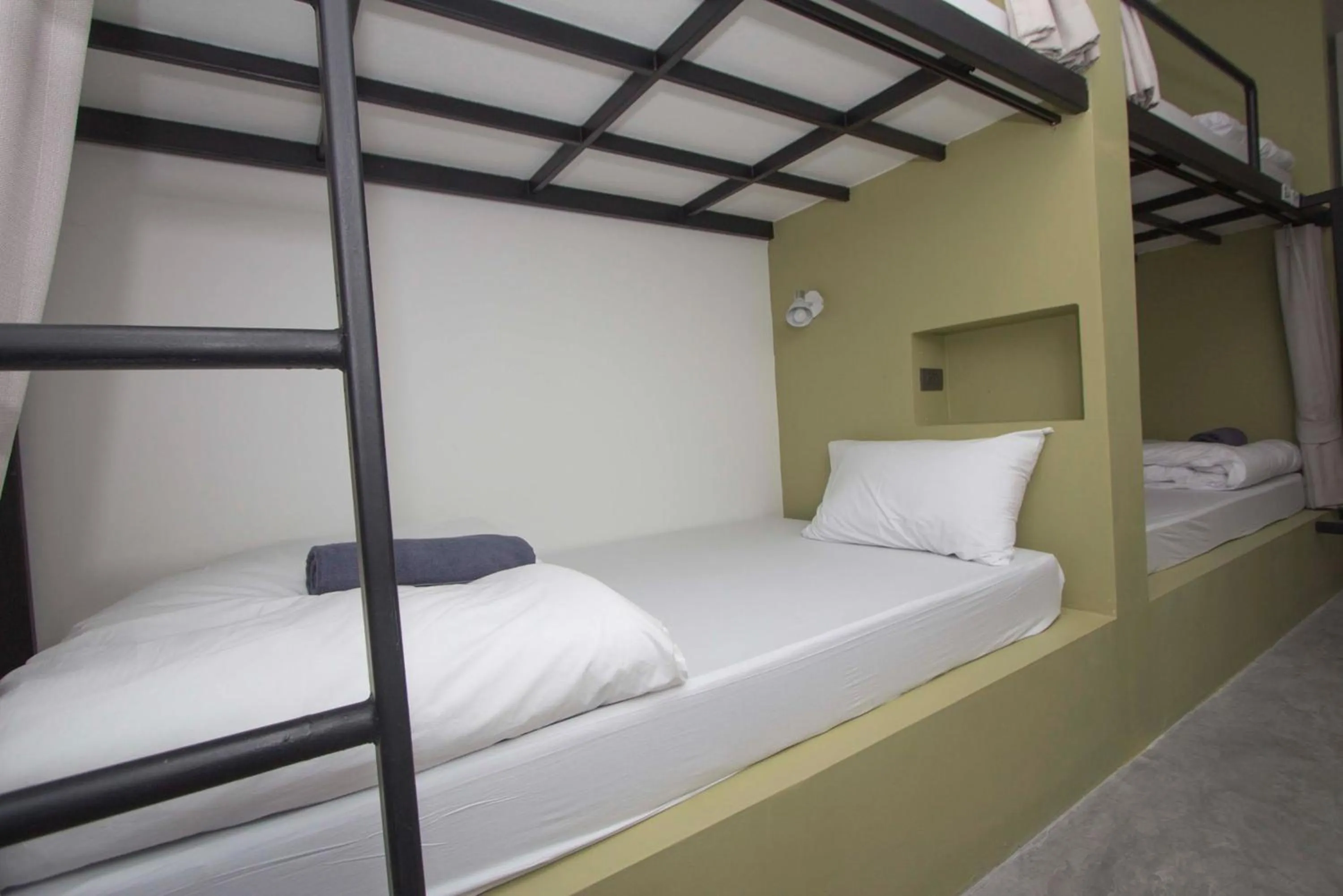 Photo of the whole room, Bed in All day hostel at BTS Bang Chak